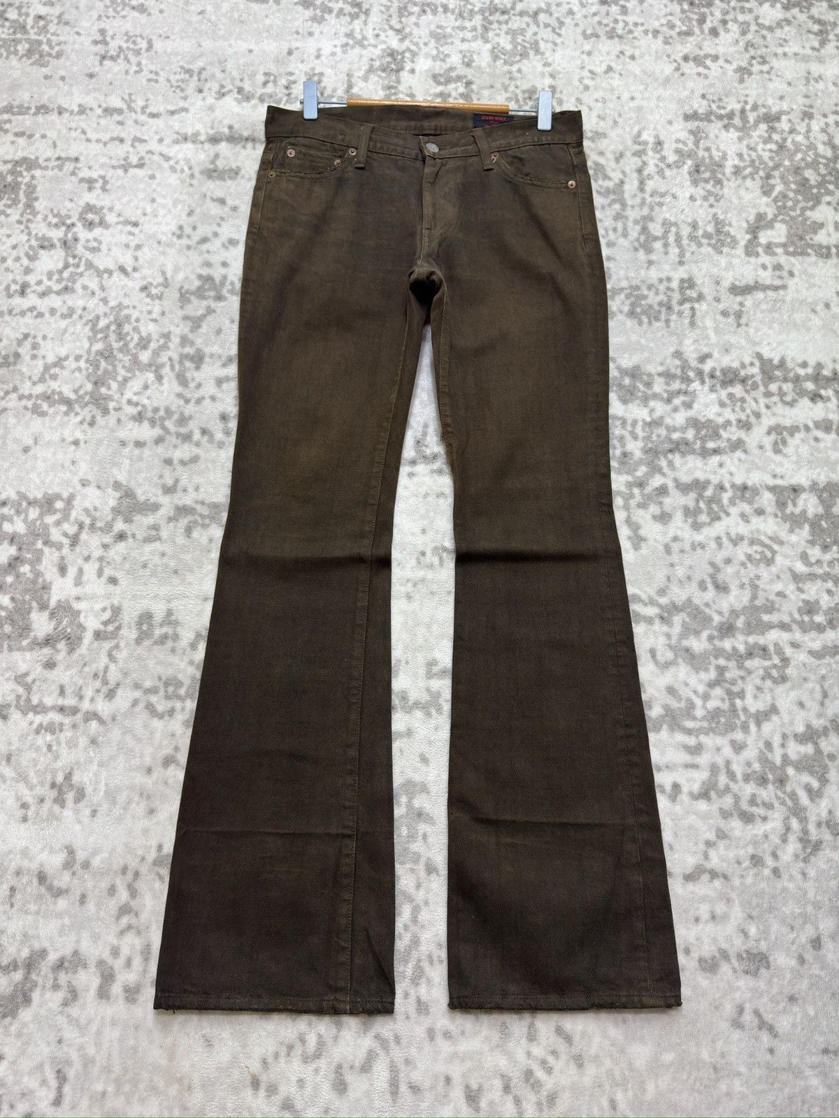 Johnbull Vintage John Bull Brown Flare Bootcut Denim Size US 30 / EU 46 - 1 Thumbnail