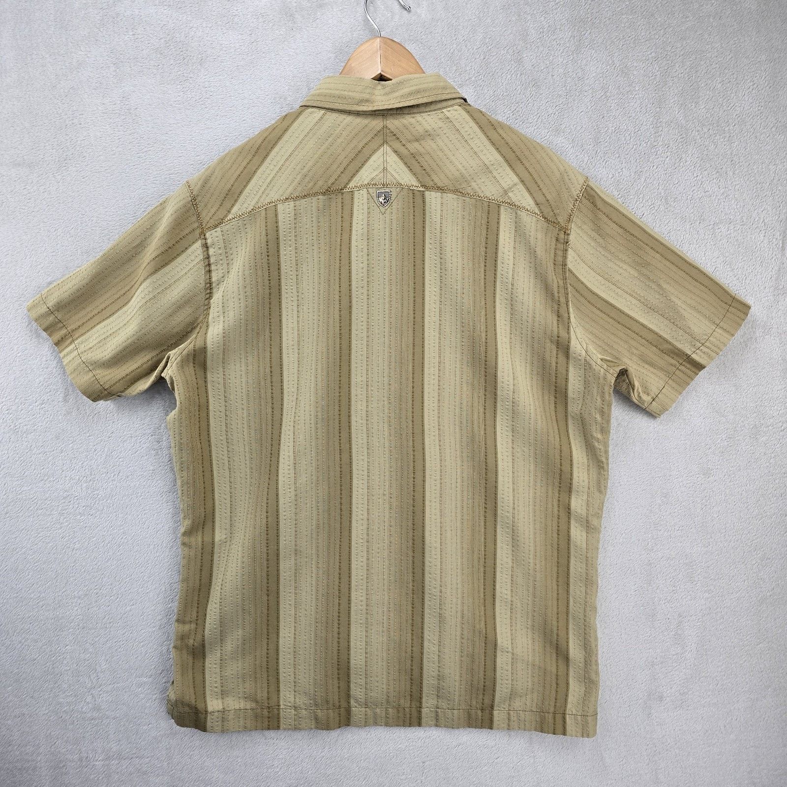 Kuhl Kuhl Button Up Shirt Large Seersucker Stripe Metal Buttons Size US L / EU 52-54 / 3 - 7 Thumbnail