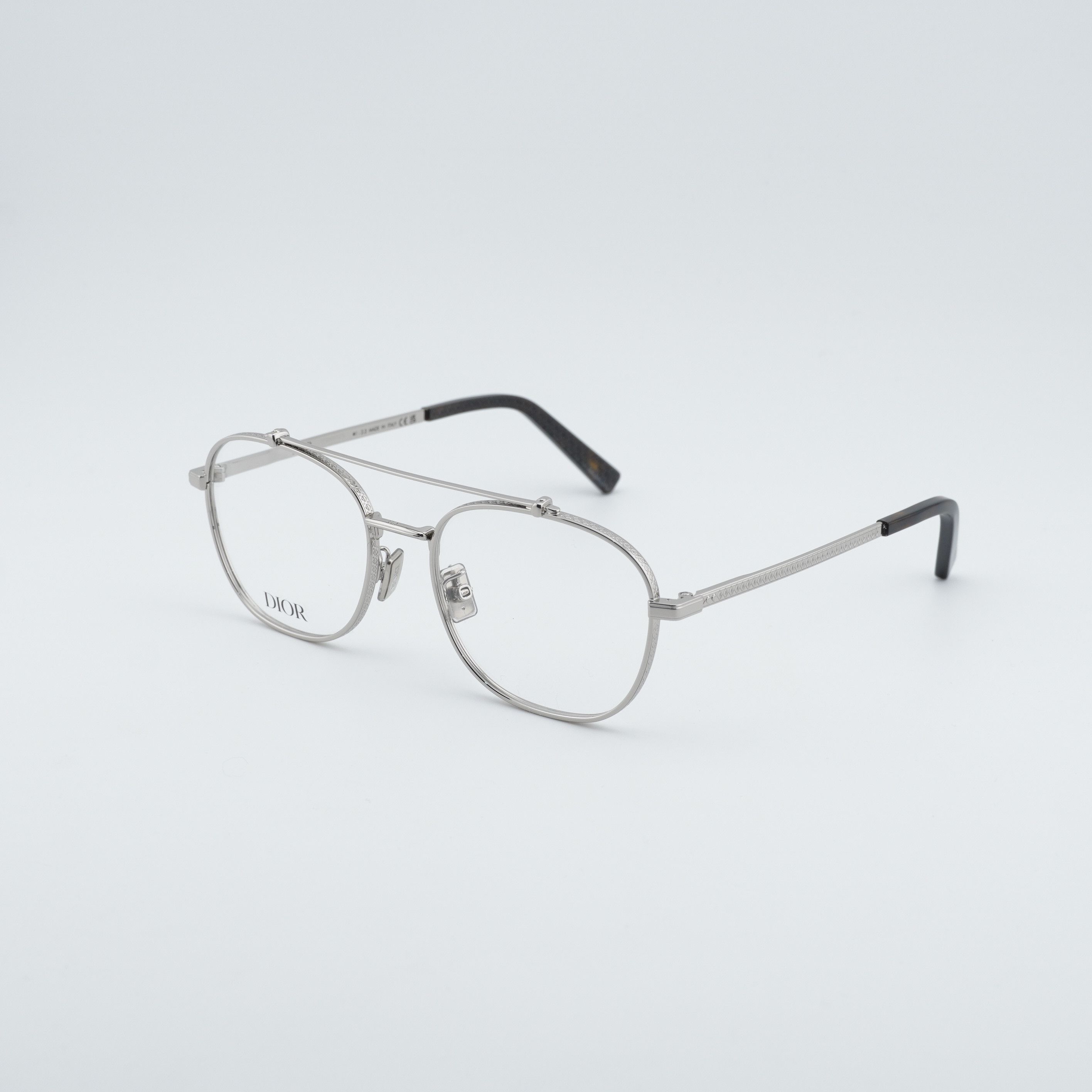 Dior Dior CD DIAMONDO R2U F200 Eyeglasses Silver 54mm Aviator Size ONE SIZE - 1 Thumbnail