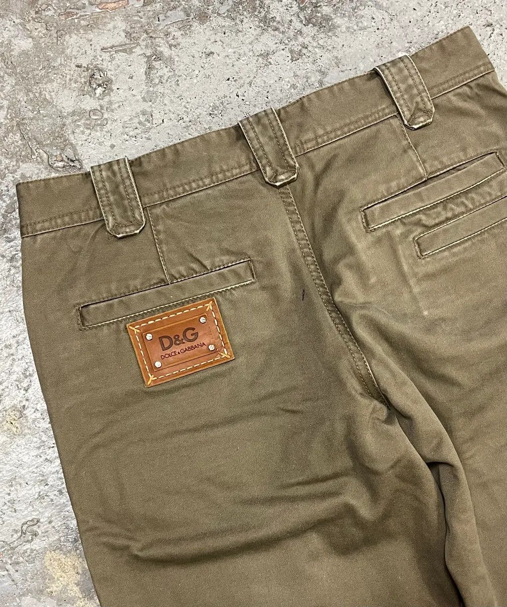 Designer × Dolce & Gabbana × Vintage SS2008 Dolce & Gabbana Multi Pockets Khaki Green Pants Size US 30 / EU 46 - 8 Thumbnail