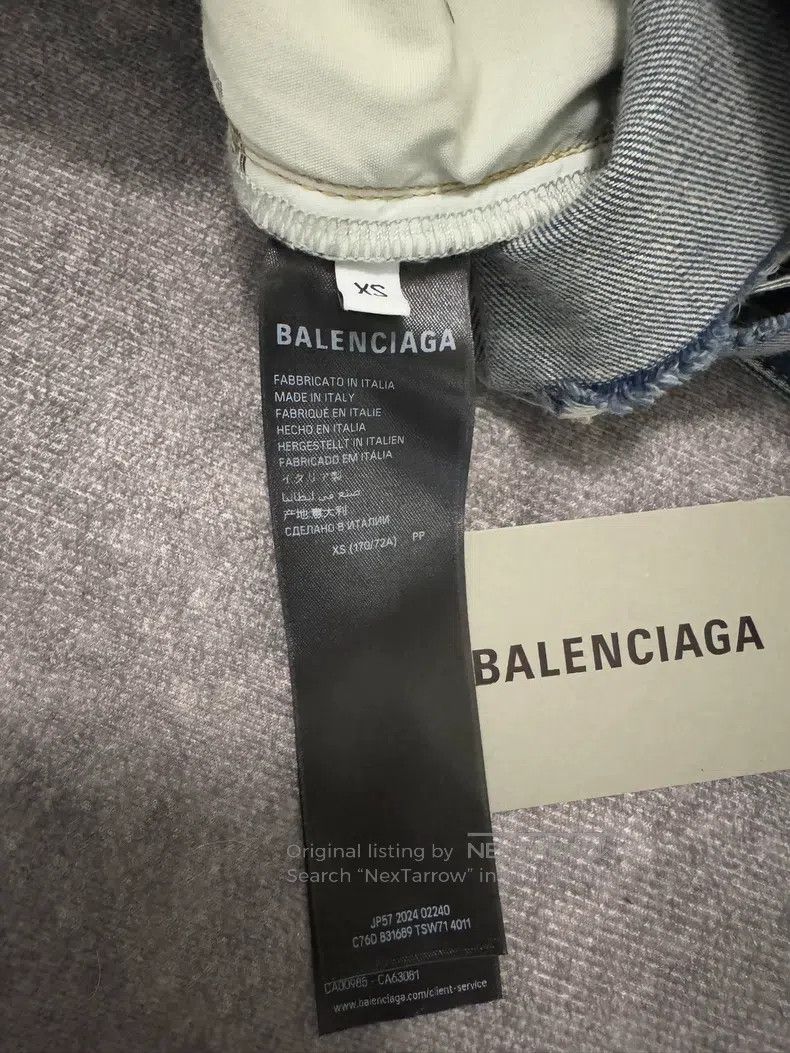 Balenciaga Balenciaga size XS Destroyed Denim Shorts Size US 27 - 4 Thumbnail