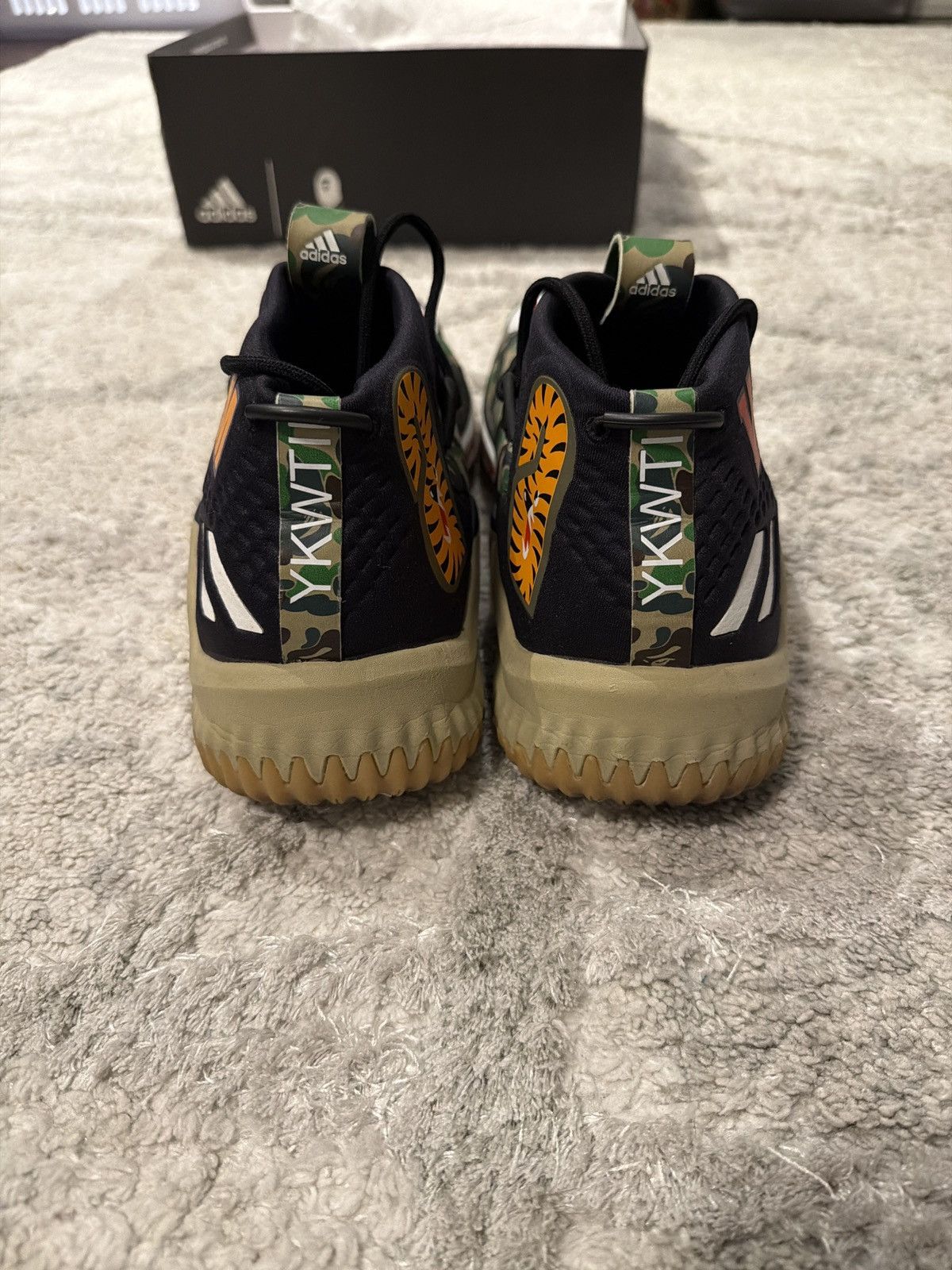Adidas × Bape Bape Dame 4 Size US 10.5 / EU 43-44 - 3 Thumbnail