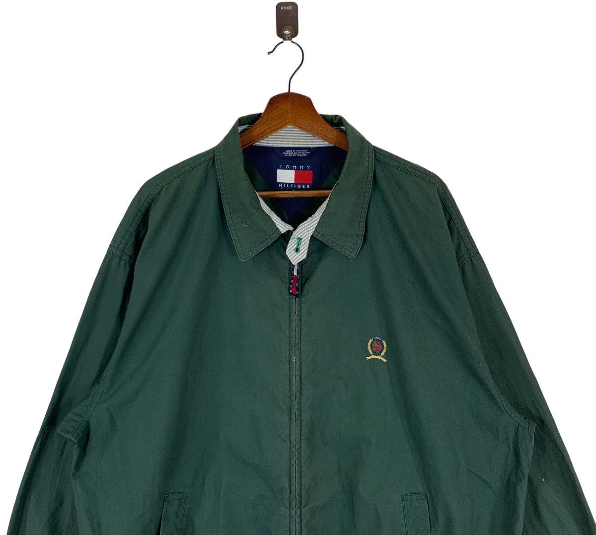 Tommy Hilfiger × Vintage 🔥🔥TOMMY HILFIGER COTTON ZIPPER JACKET Size US XL / EU 56 / 4 - 4 Thumbnail