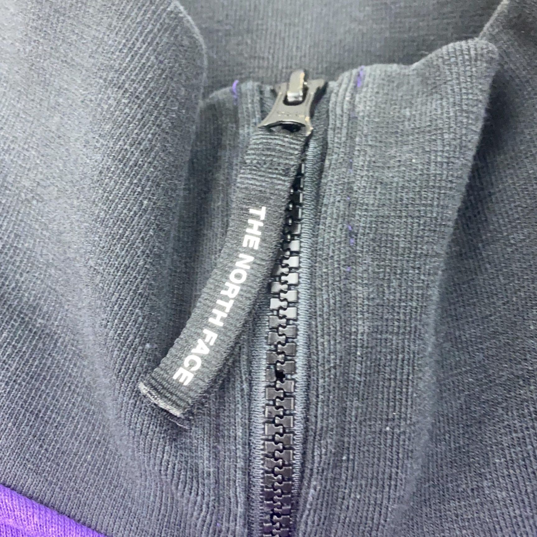 The North Face North Face Jacket Womens Large Purple Black Full Zip Fleece Outdoor Sweatshirt Size L / US 10 / IT 46 - 4 Thumbnail
