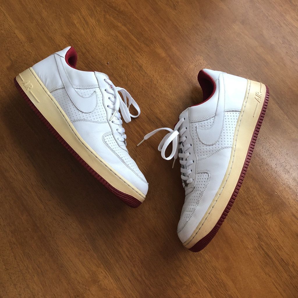 Nike × atmos 2006 Atmos x Nike Air Force 1 AF1 White / Red Size US 13 / EU 46 - 1 Thumbnail