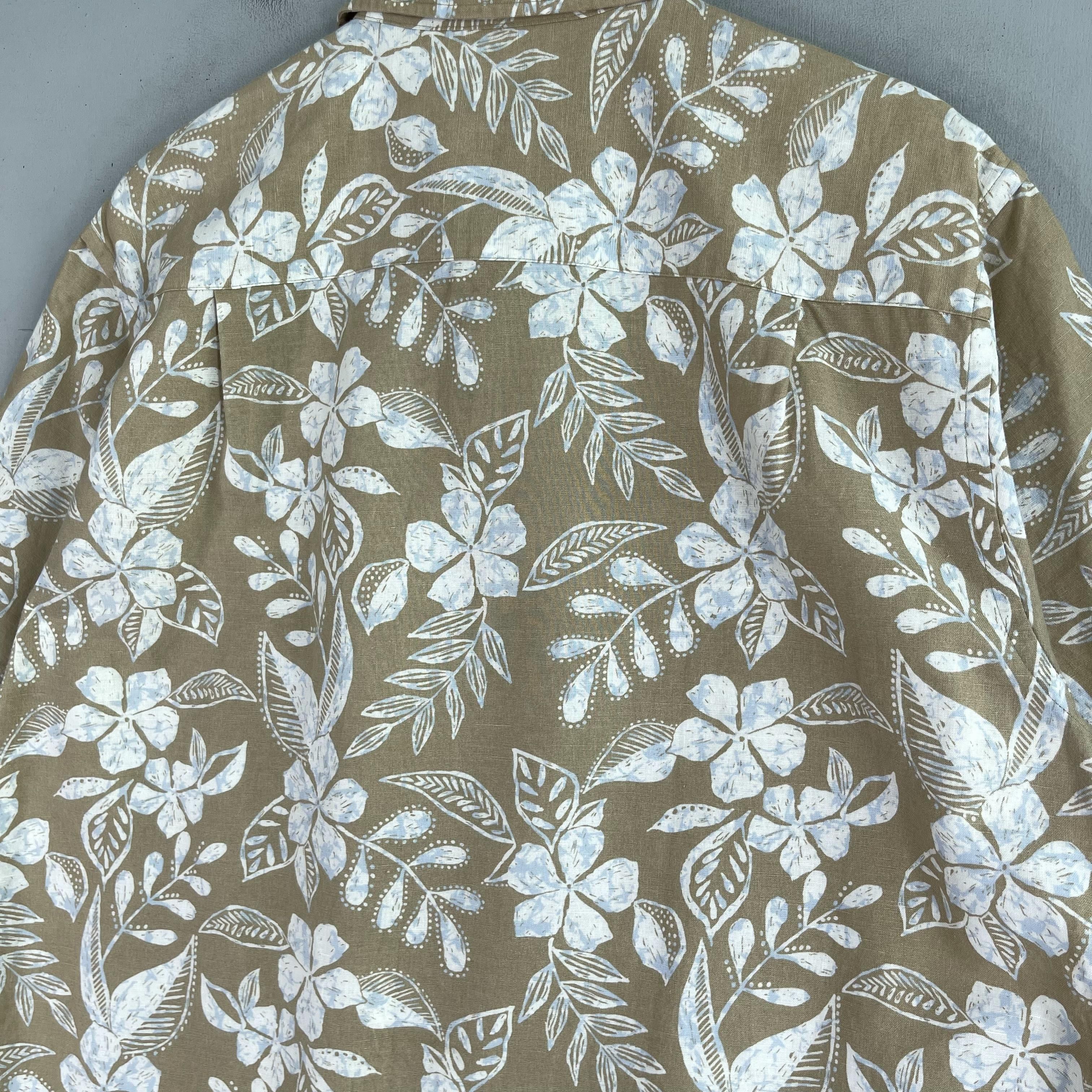 Vintage Vintage Hawaii Beach Tropical Floral Motive Button Up Shirt Size US L / EU 52-54 / 3 - 8 Thumbnail