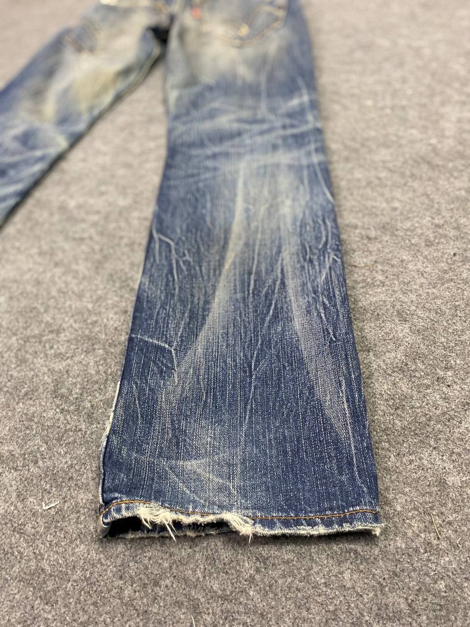Levi's vintage levis 502 distressed denim nice design Size US 30 / EU 46 - 7 Thumbnail
