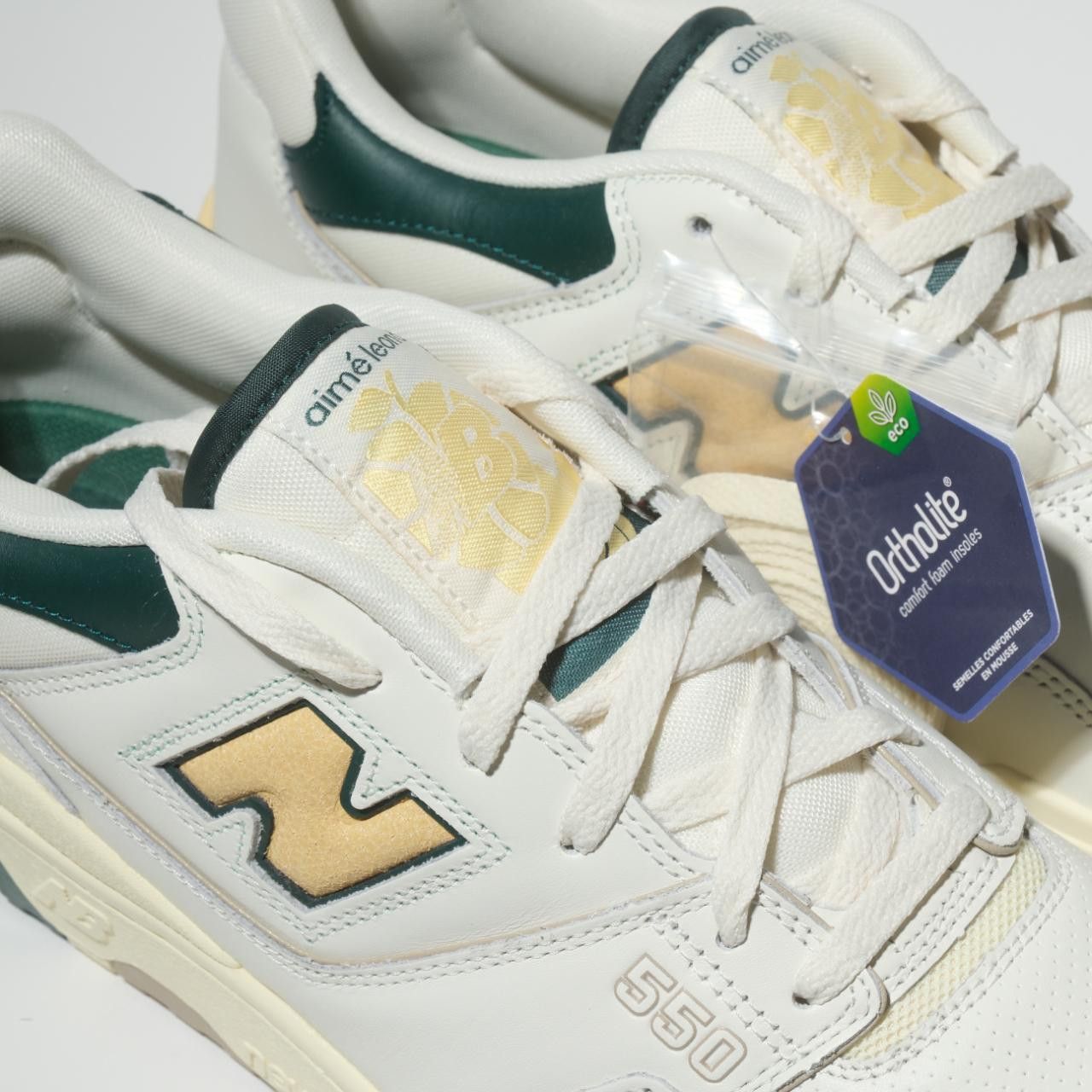 Aimé Leon Dore x New Balance 550 'Green Yellow' 2021