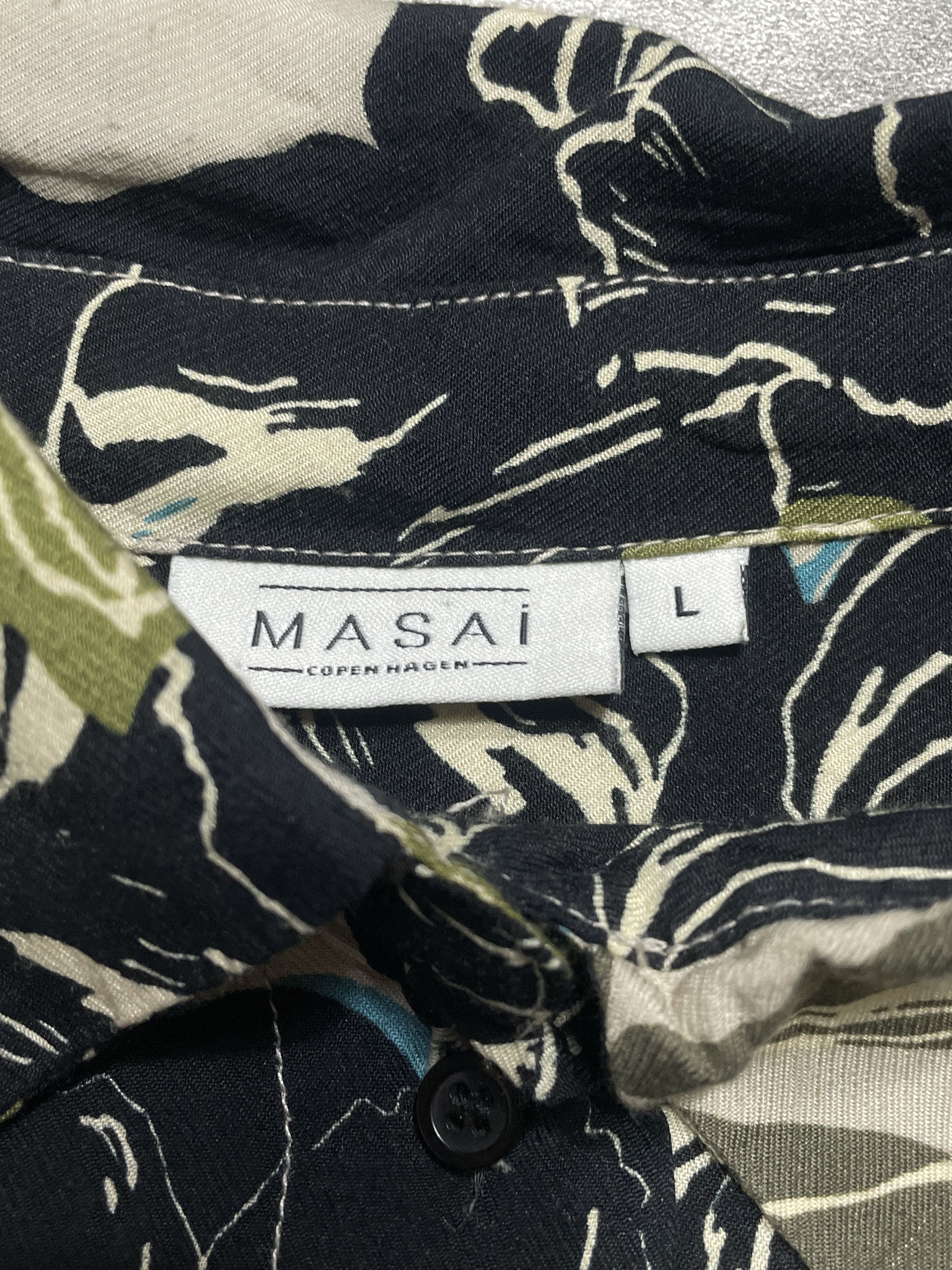 Vintage Viscose Luxury Shirt Avant Garde Copenhagen Brand Size L / US 10 / IT 46 - 5 Thumbnail