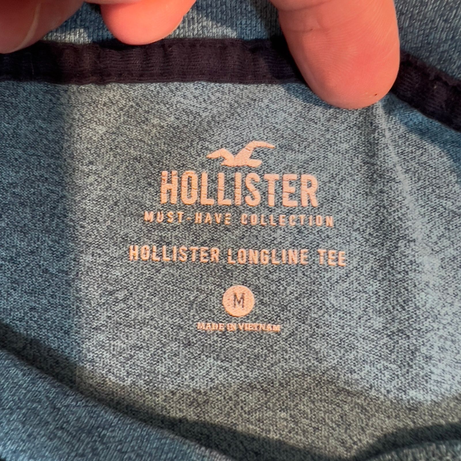 Hollister Hollister T-Shirts Lot of 2 Men M Logo Cali Blue & Blue Grey Size US M / EU 48-50 / 2 - 3 Thumbnail