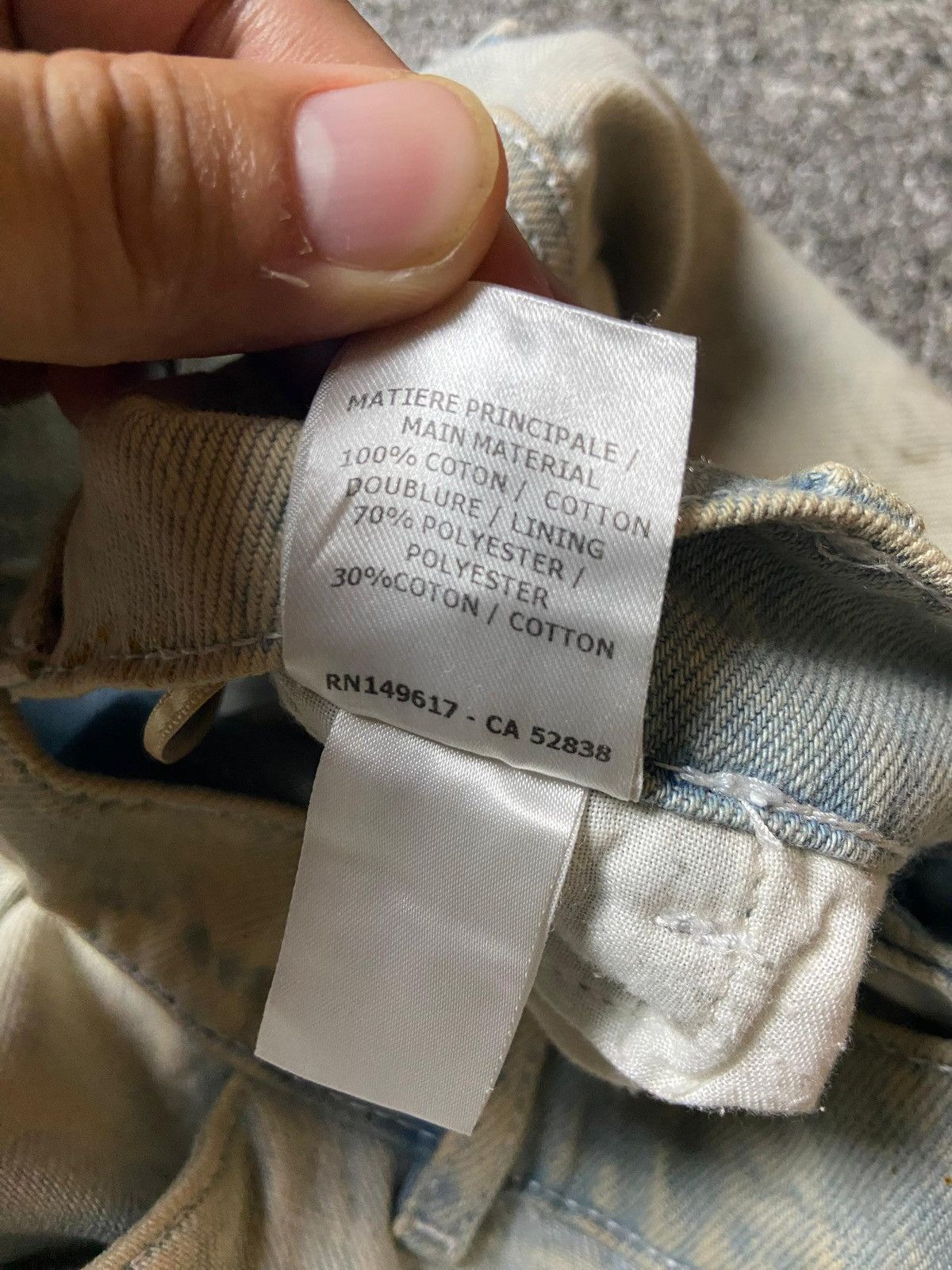 Japanese Brand × Seditionaries × Vintage Chloe Pre-Owned Flared Wide Leg Jeans (131) Size 27" / US 4 / IT 40 - 5 Thumbnail