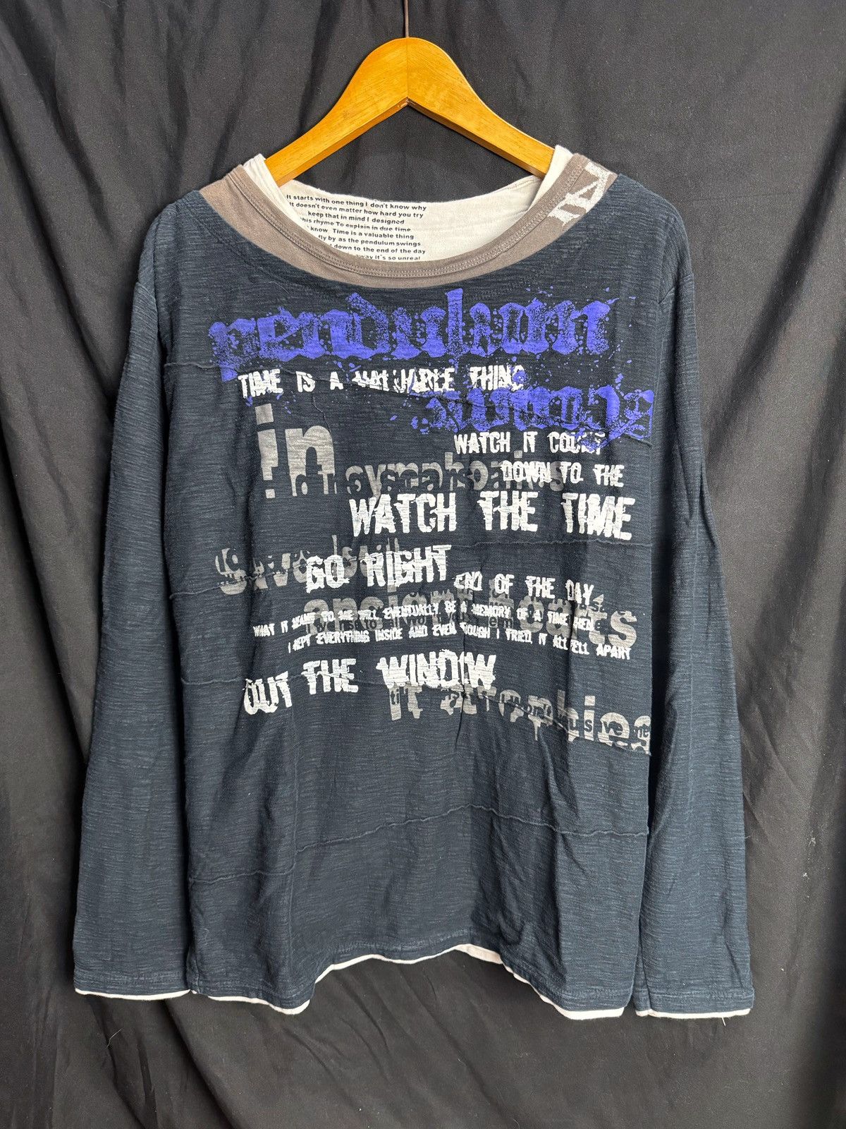 If Six Was Nine japanese poem longsleeve archived Size US L / EU 52-54 / 3 - 1 Thumbnail