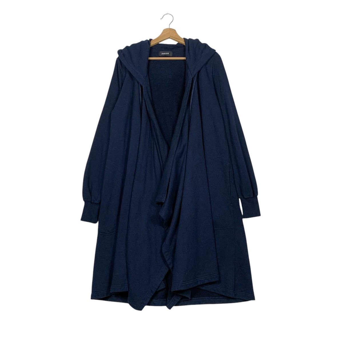 Zucca Zucca Buttonless Hooded Overcoat Size M / US 6-8 / IT 42-44 - 1 Thumbnail