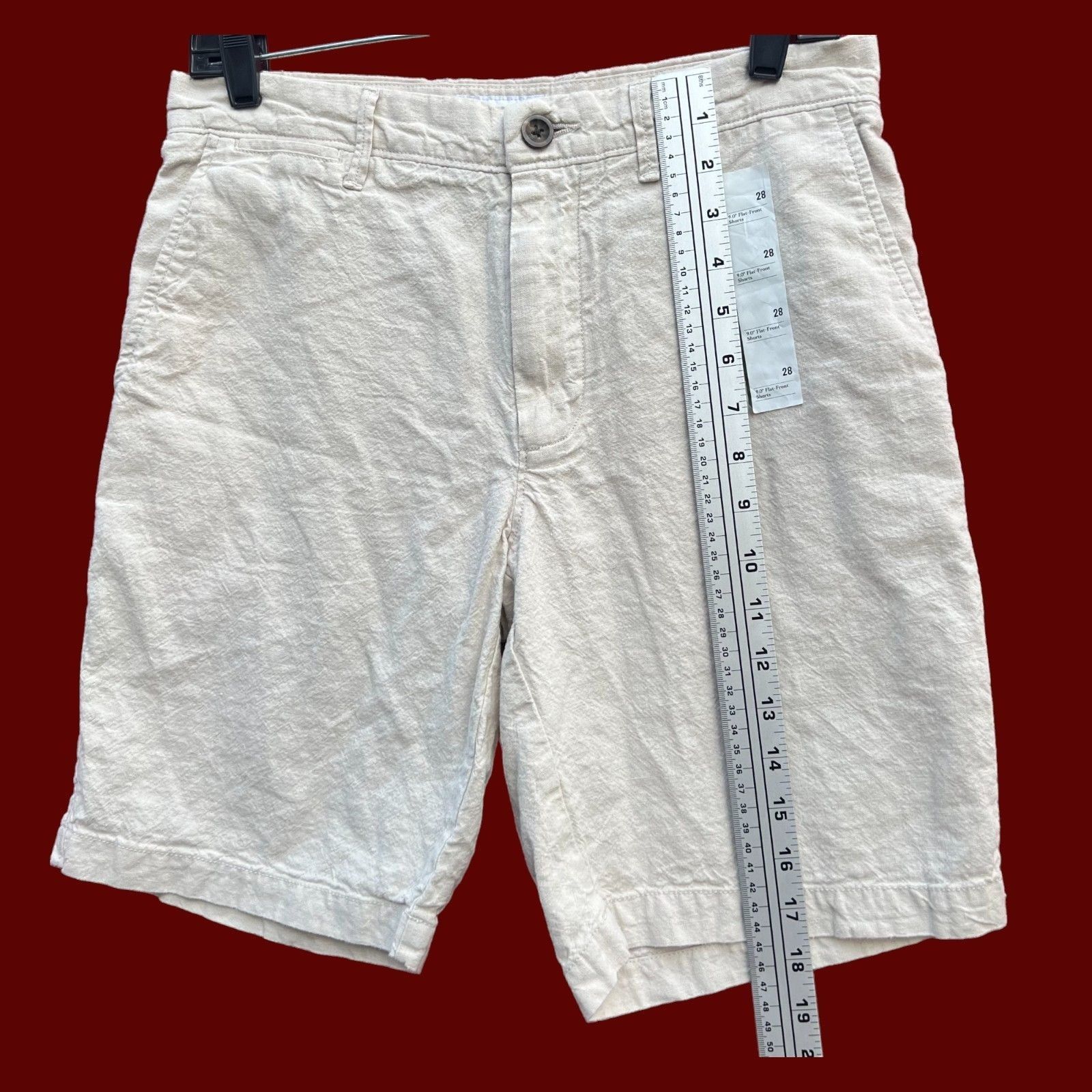 Other GoodFellow - Men's Flat Frint Short - 9" Inseam - Beige - 28 Size US 28 / EU 44 - 7 Thumbnail