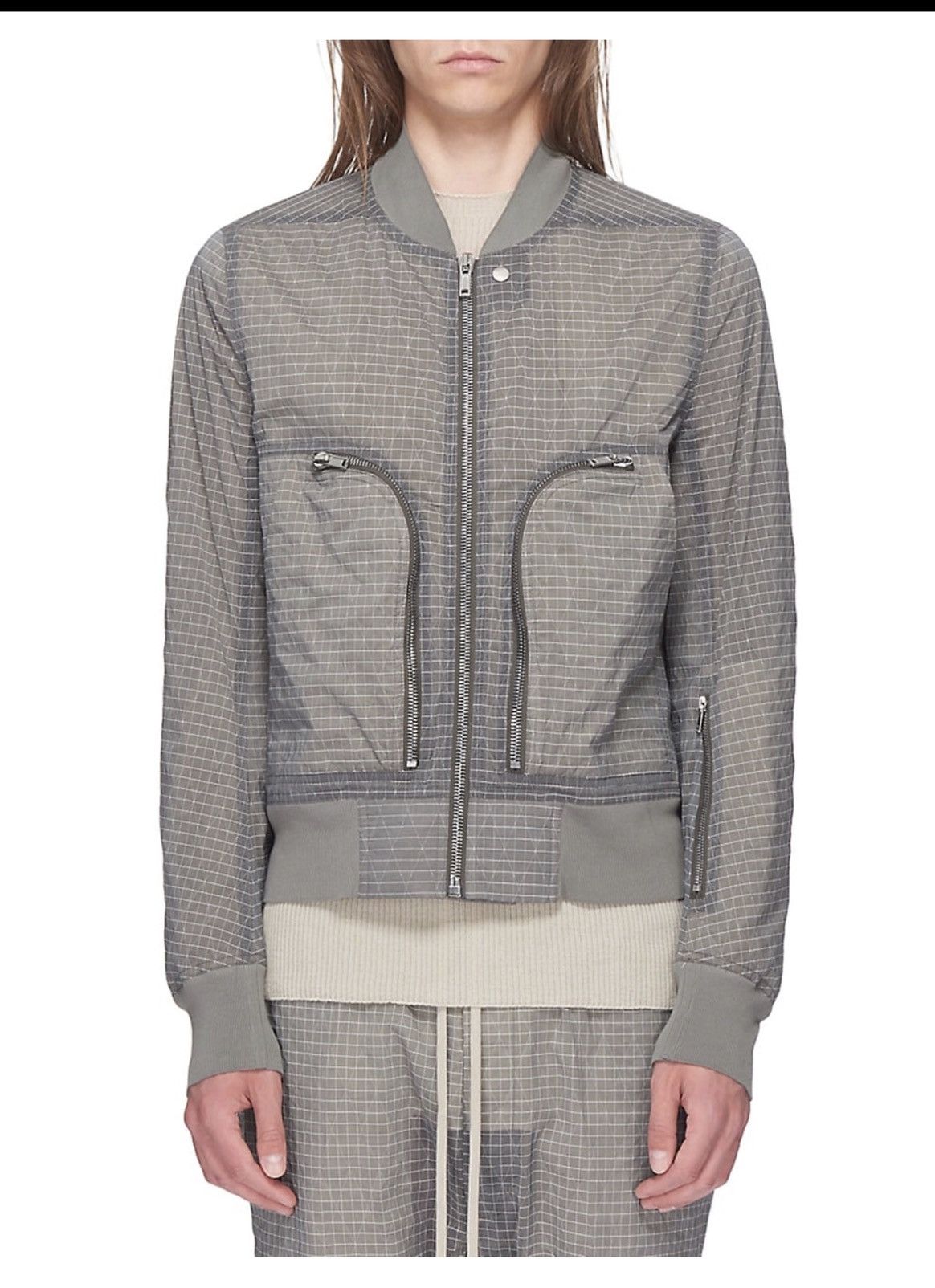 Rick Owens Rick Owens SS23 EDFU Bauhaus Flight Ripstop Bomber (52) Size US L / EU 52-54 / 3 - 3 Thumbnail