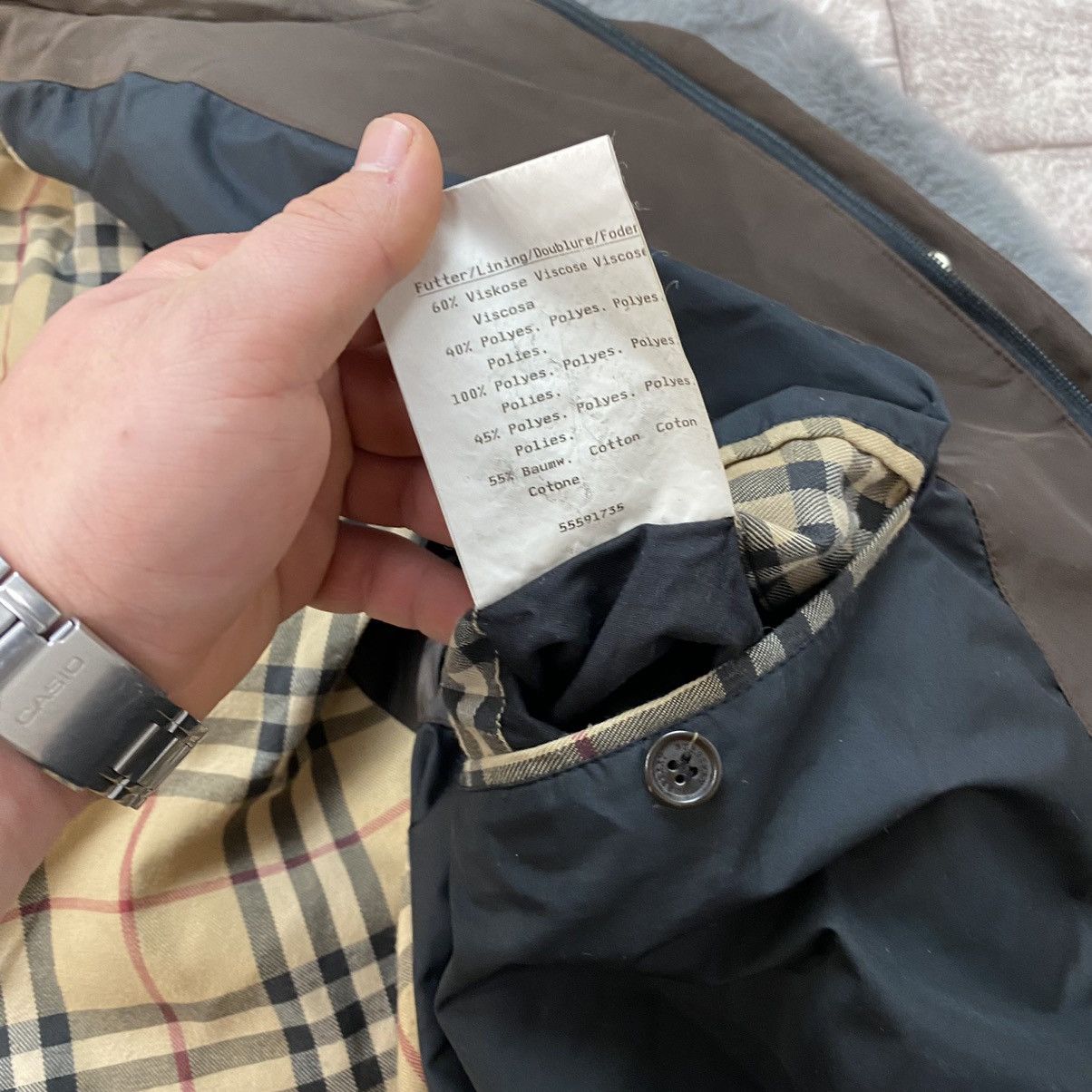 Burberry Vintage Burberry Jacket Brown Colour Rare 54 Size US L / EU 52-54 / 3 - 15 Thumbnail