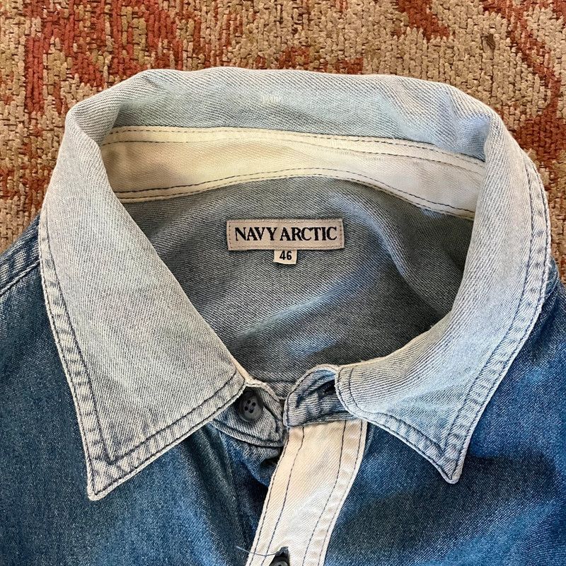 C.P. Company navy arctic denim shirt Size US L / EU 52-54 / 3 - 5 Thumbnail