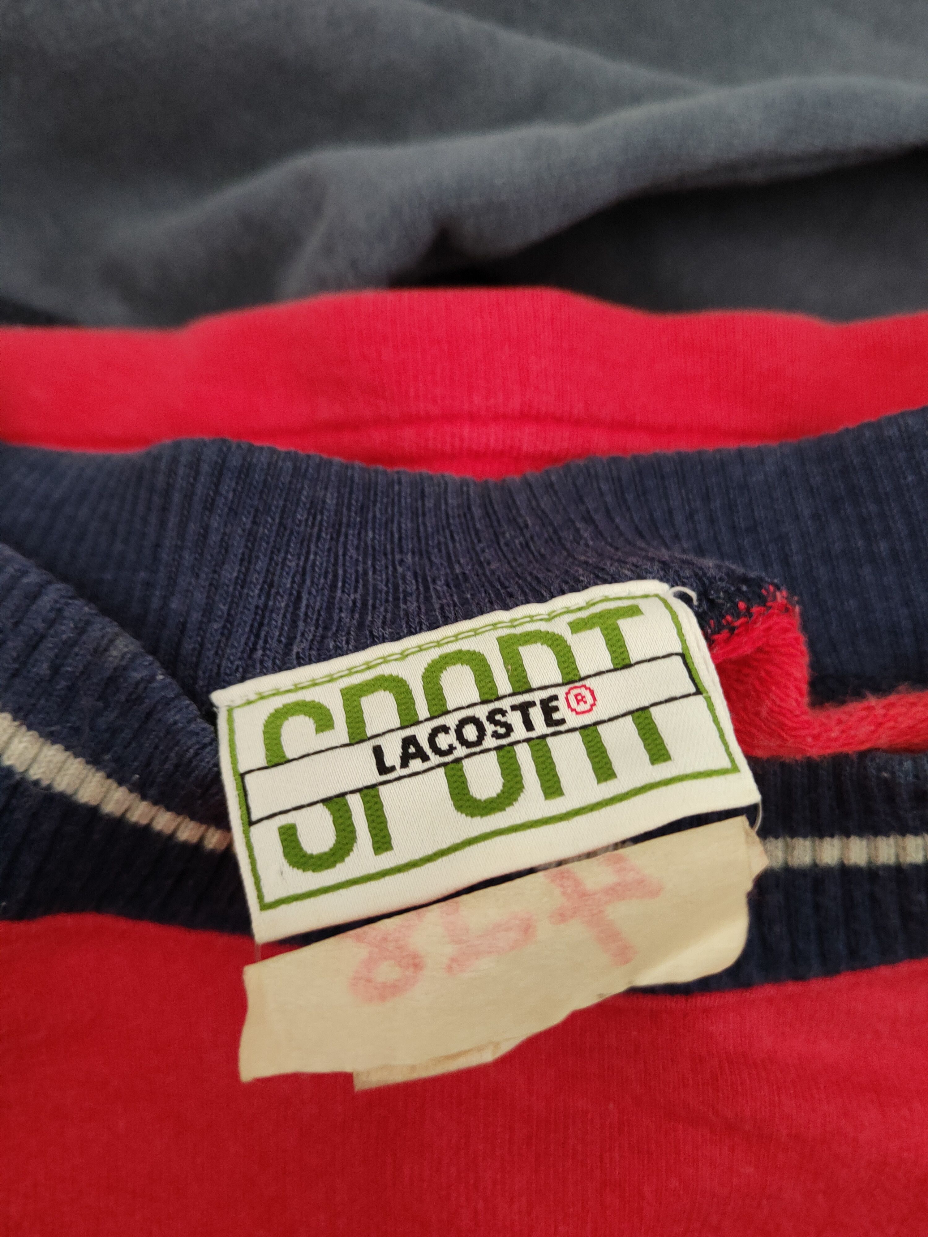 Lacoste × Vintage DL Lacoste vintage Red Sweatshirts #428 Size M / US 6-8 / IT 42-44 - 13 Thumbnail