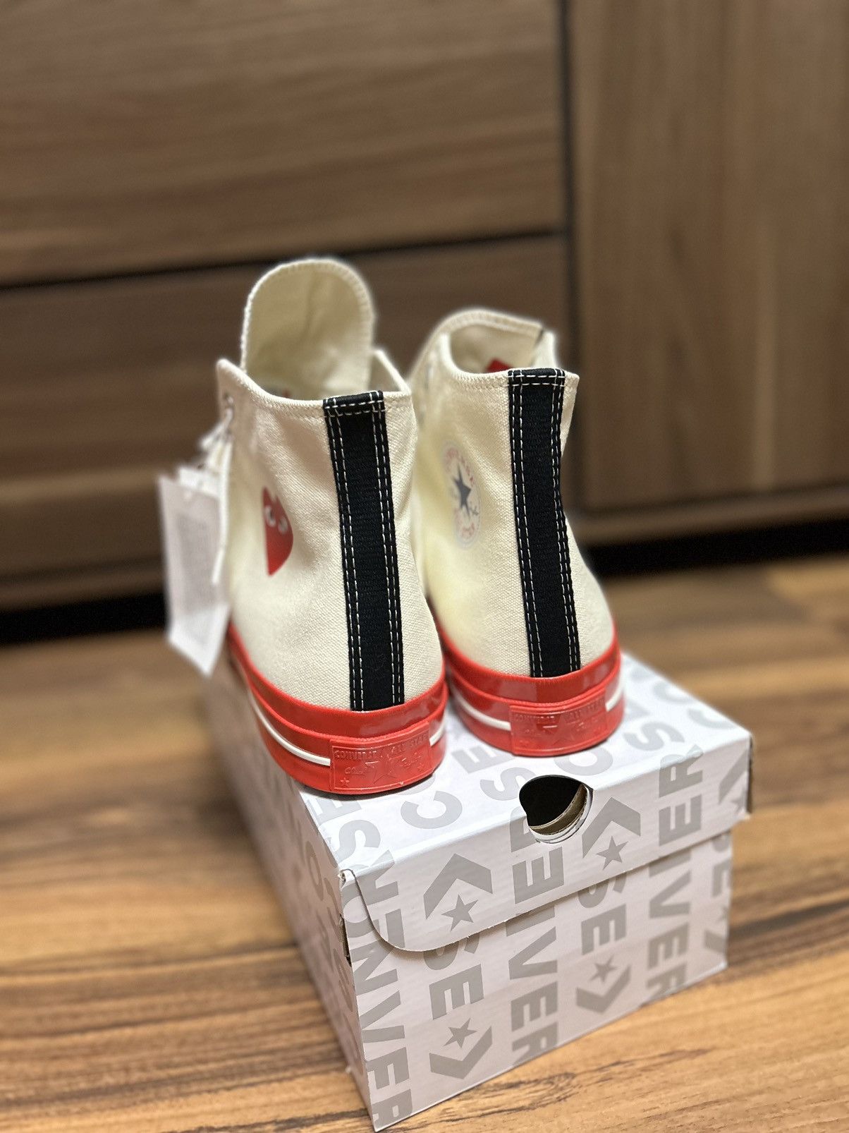 Comme des Garcons PLAY × Converse Comme des garçons play chuck x converse Size US 11 / EU 44 - 4 Thumbnail