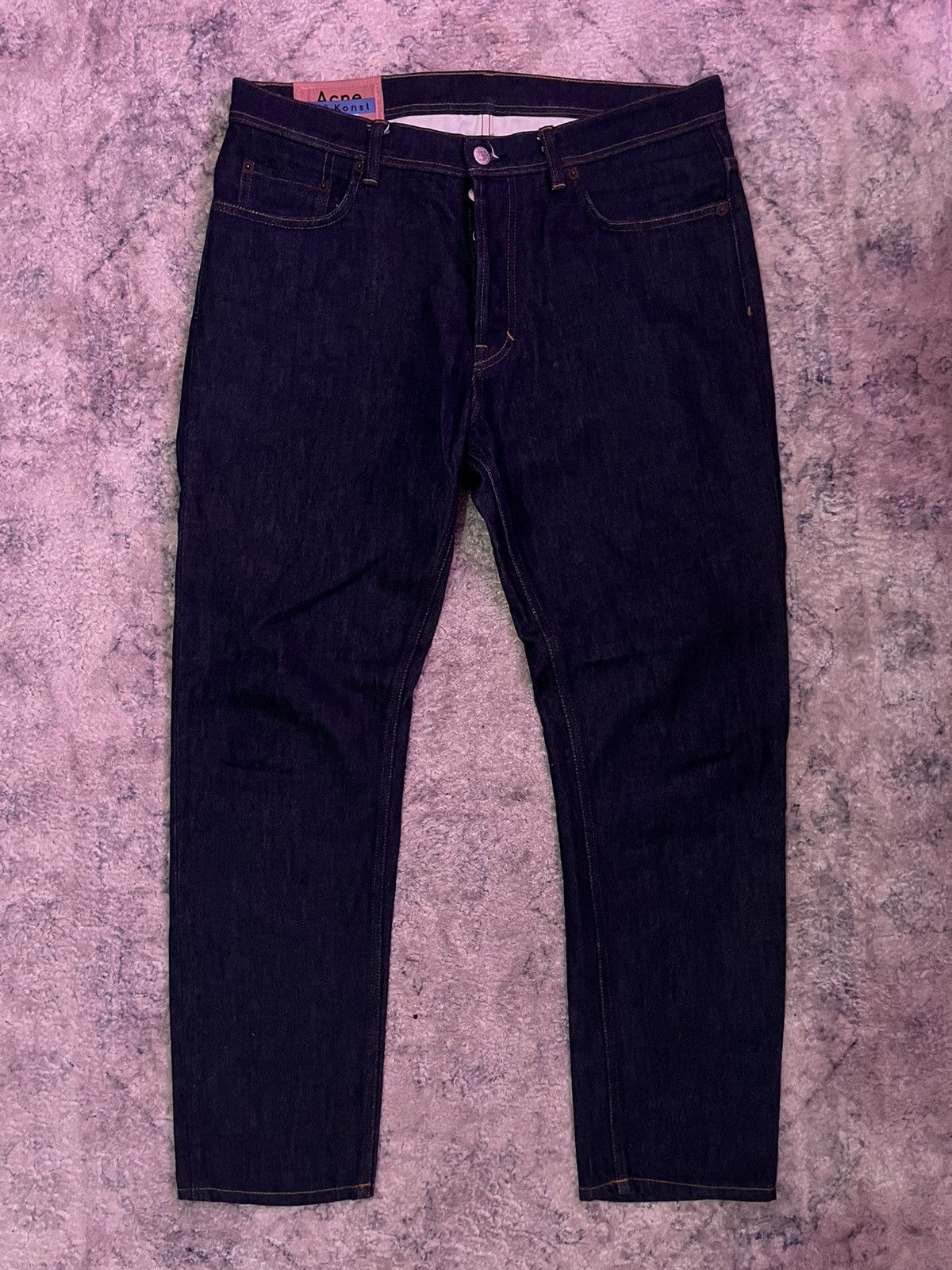 Image of Acne Studios Floragatan 13 Bla Konst River Indigo, Men's (Size 33)