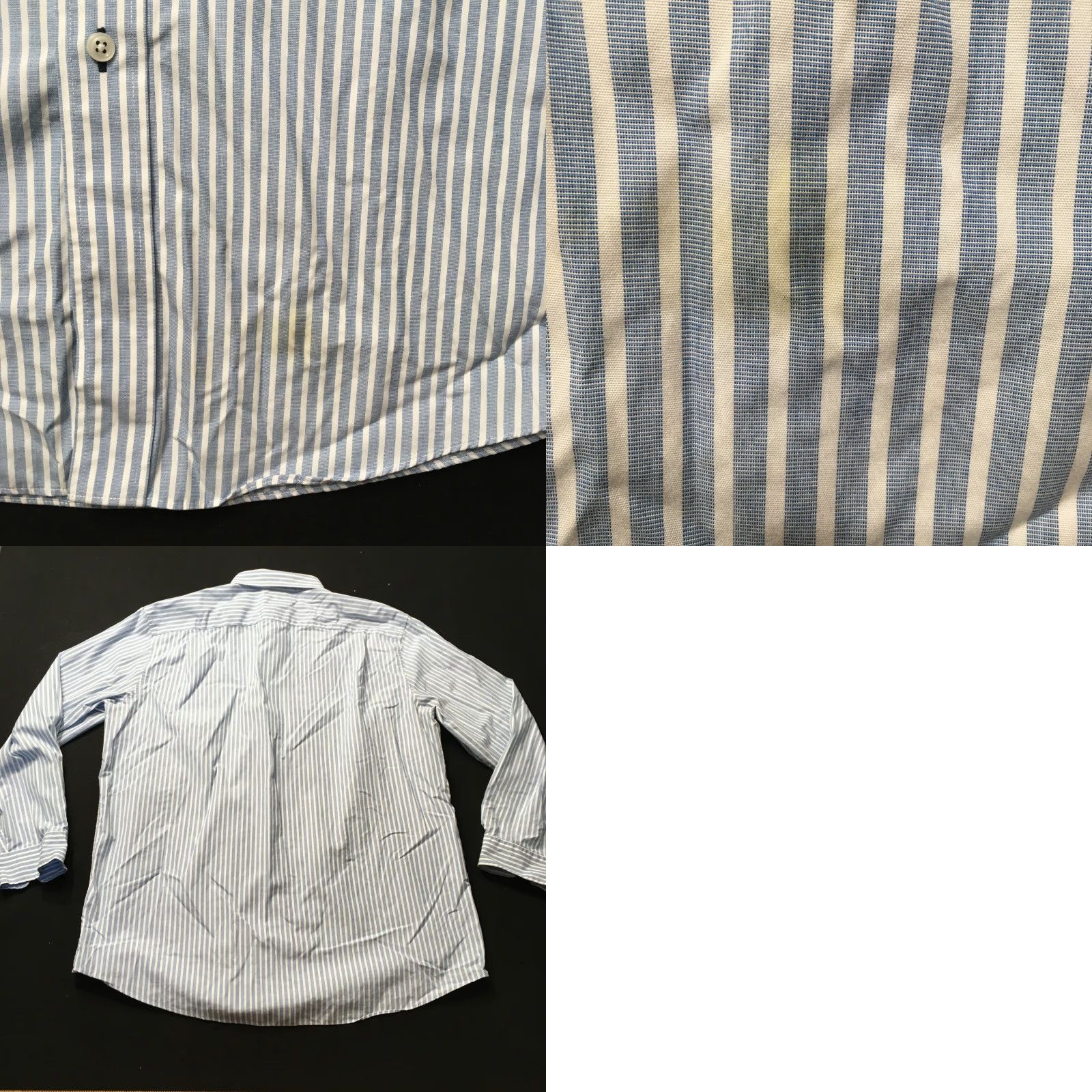 Vintage LL Bean Shirt Mens L Blue Striped Long Sleeve Collared Button Down Cotton Size US L / EU 52-54 / 3 - 8 Thumbnail