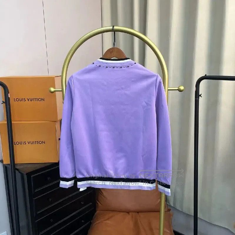Versace Versace Women's Purple Polyester Sweatshirt . Size M / US 6-8 / IT 42-44 - 2 Thumbnail