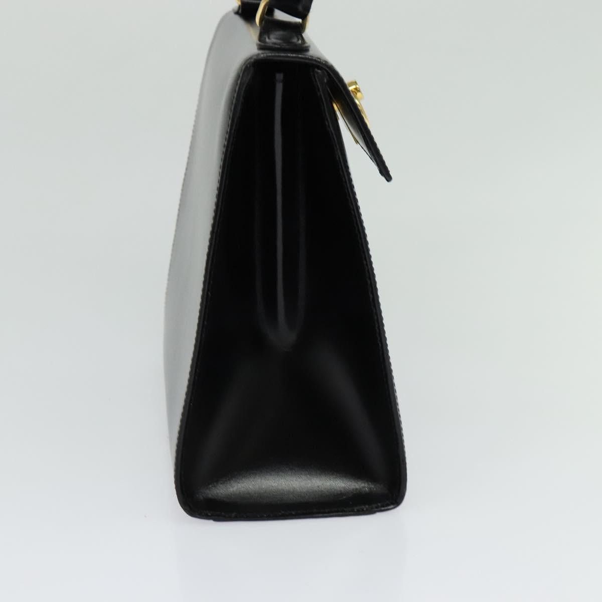 Celine CELINE Hand Bag Leather Black Gold Size ONE SIZE - 4 Thumbnail