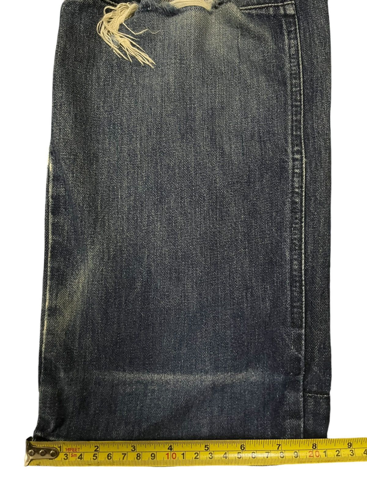 G-Star Vintage G Star Raw Blue Washed Cargo Ripped Distressed Jeans Size US 30 / EU 46 - 23 Thumbnail