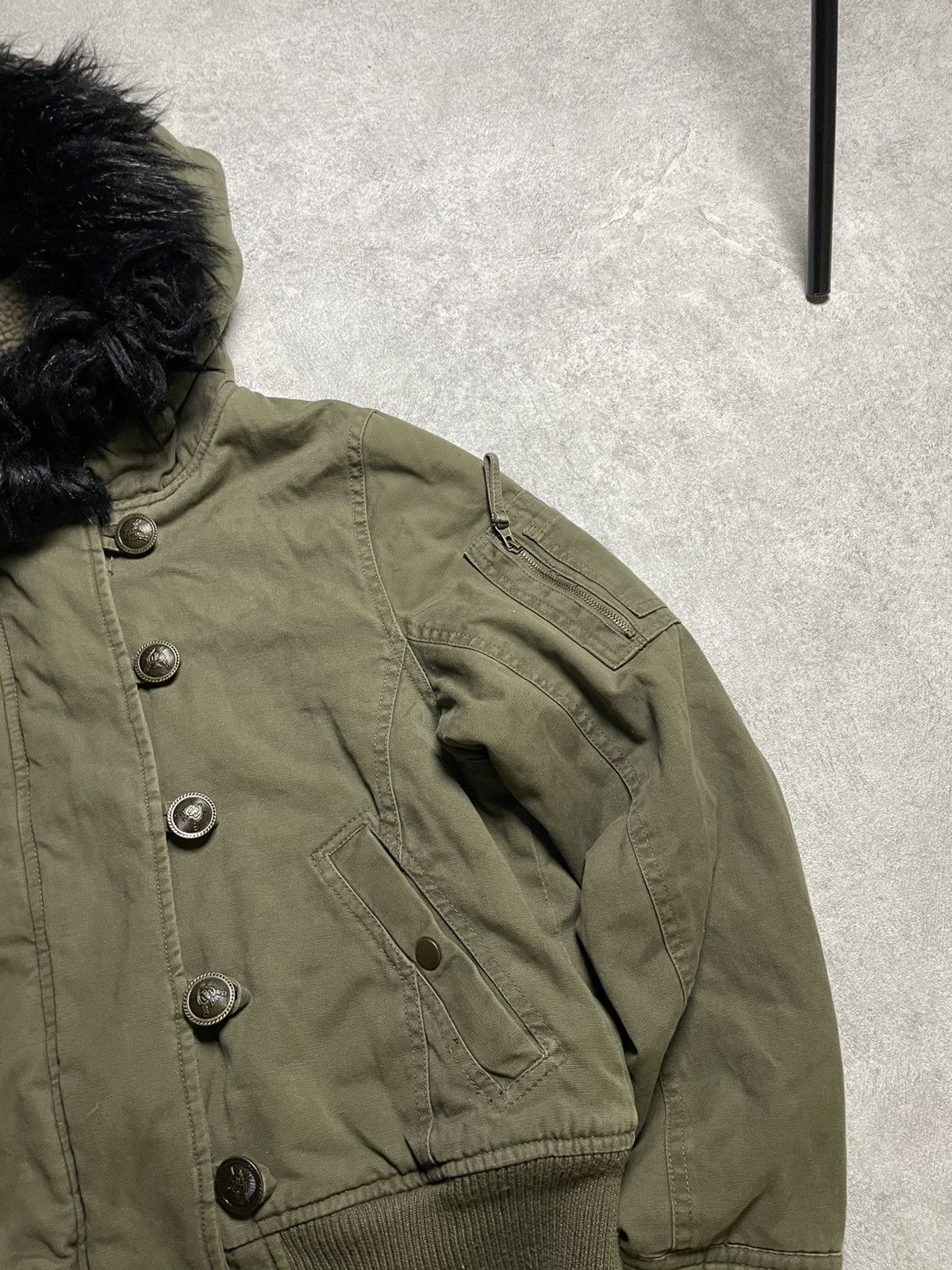 Hysteric Glamour × If Six Was Nine × Le Grande Bleu (L.G.B.) Black Hybrid Bomber Jacket — Raw Punk Mix Size US M / EU 48-50 / 2 - 2 Thumbnail