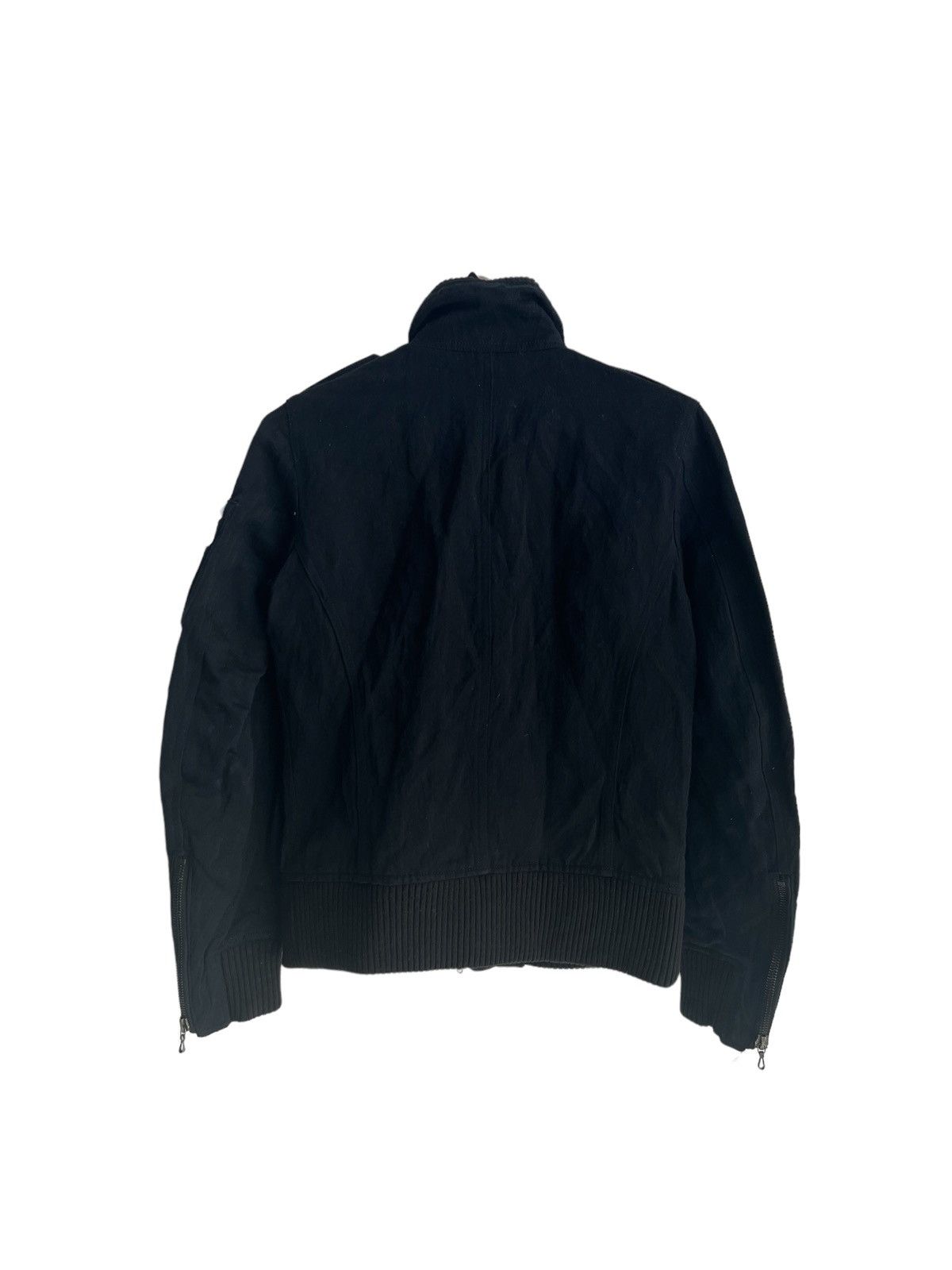 Shellac Shellac 🇯🇵 Bondage Zipper Moleskin Goth Biker Jacket Size US S / EU 44-46 / 1 - 9 Thumbnail