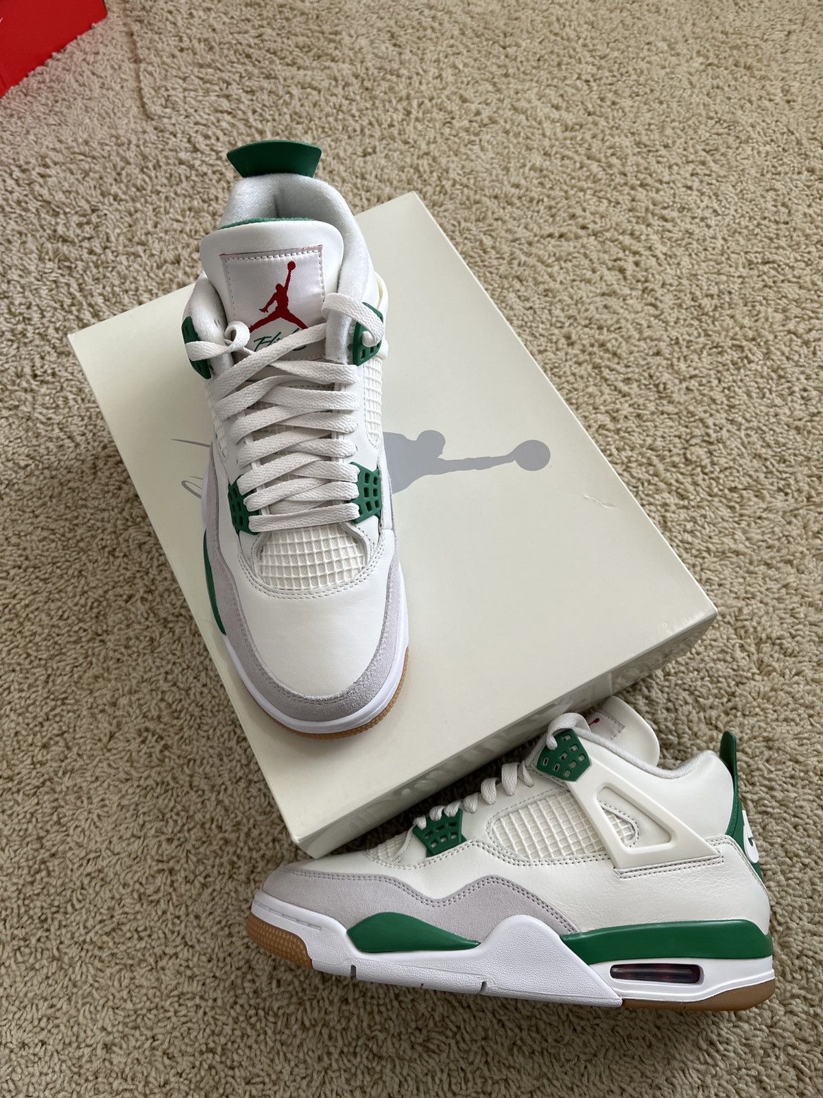 Jordan Brand × Nike Nike sb Jordan 4 pine green Size US 8 / EU 41 - 3 Thumbnail