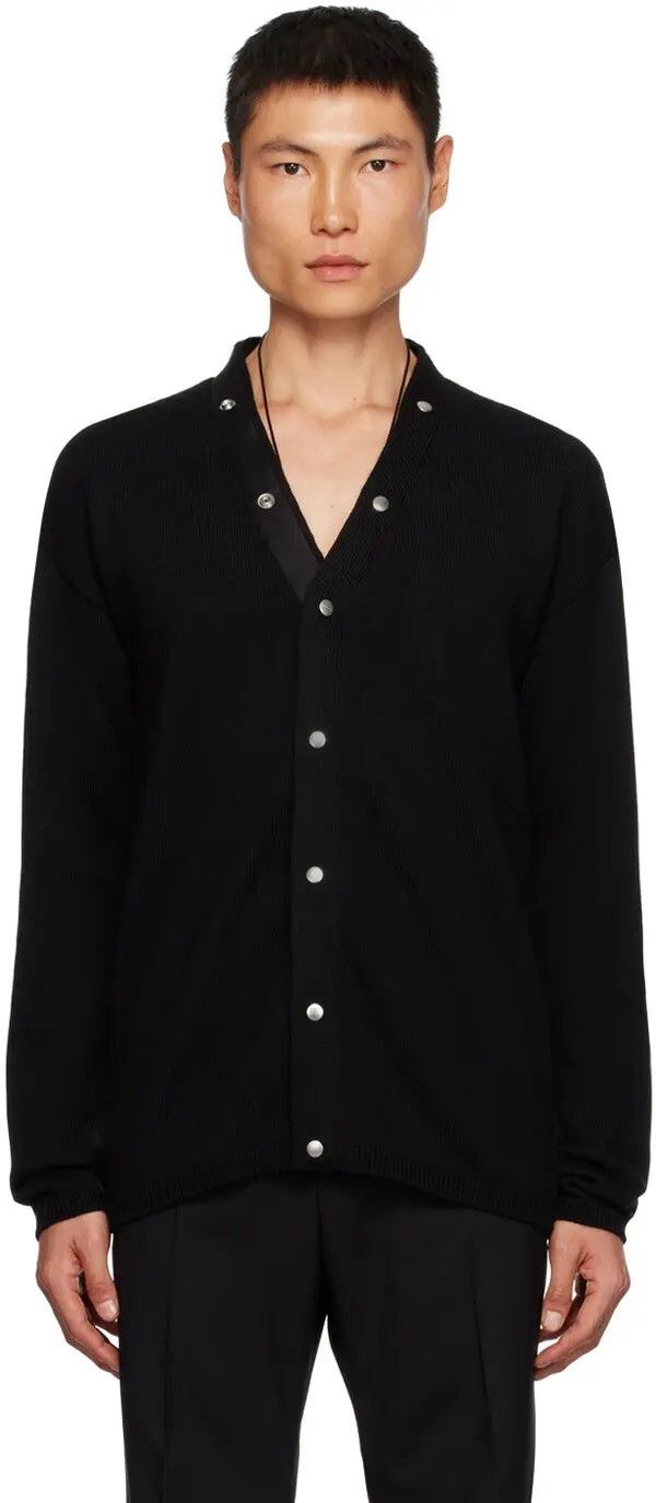 Rick Owens Rick Owens Larry cardigan 100% WS cashmere SS/20 TECUATL Size US M / EU 48-50 / 2 - 3 Thumbnail