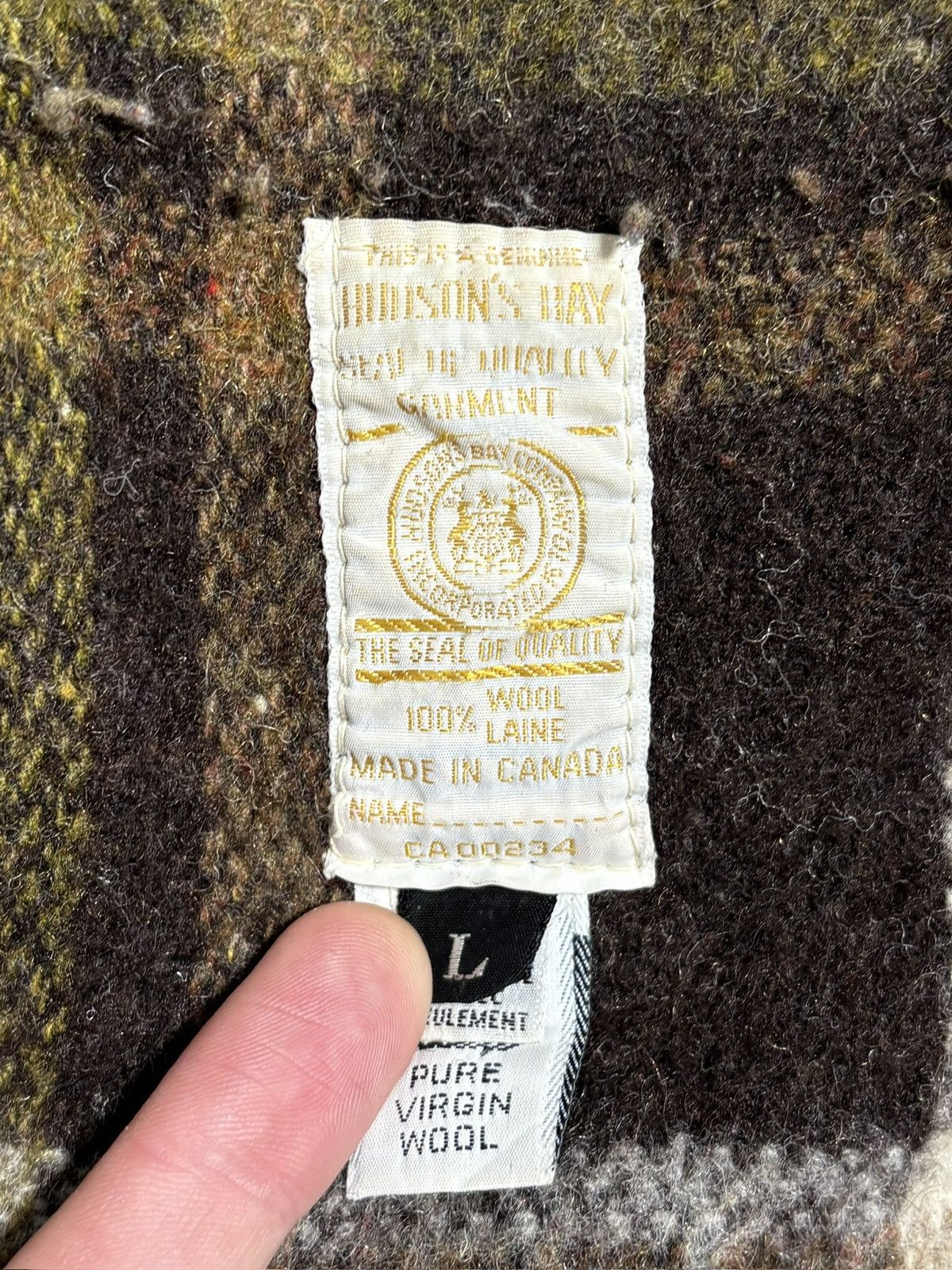 Hudsons Bay Vintage Hudsons Bay Wool Duffle Coat Hooded Parka Canada Size US S / EU 44-46 / 1 - 7 Thumbnail