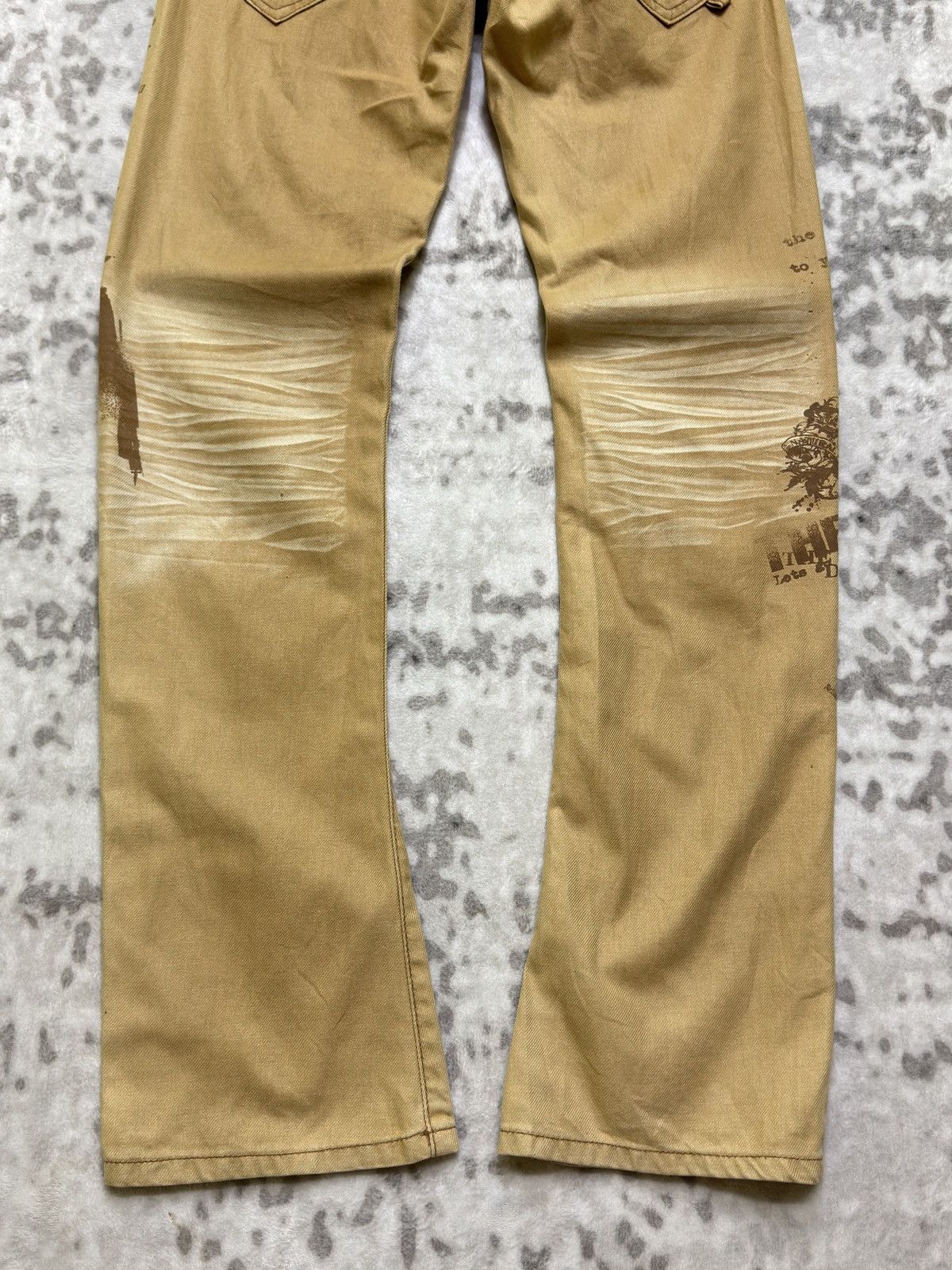 semanticdesign Vintage Semantic Design Poem Graphic All-Over Print Denim Size US 29 - 13 Thumbnail