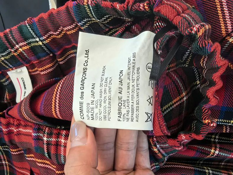 Comme des Garcons Comme Des Garcons Plaid wool skirt Size S / US 4 / IT 40 - 8 Thumbnail