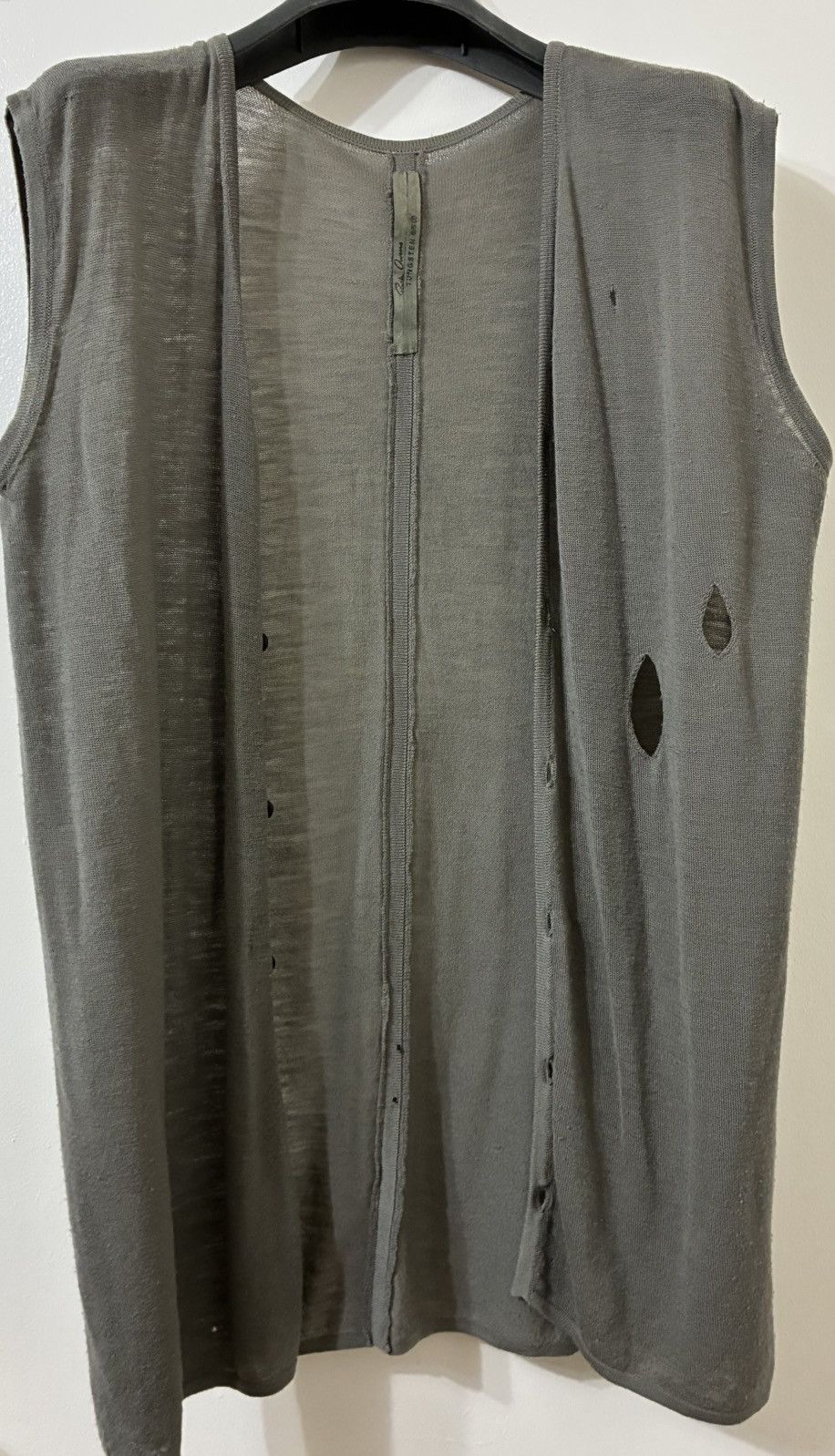 Rick Owens Rick Owens Beige Textured Fabric Size US S / EU 44-46 / 1 - 1 Thumbnail