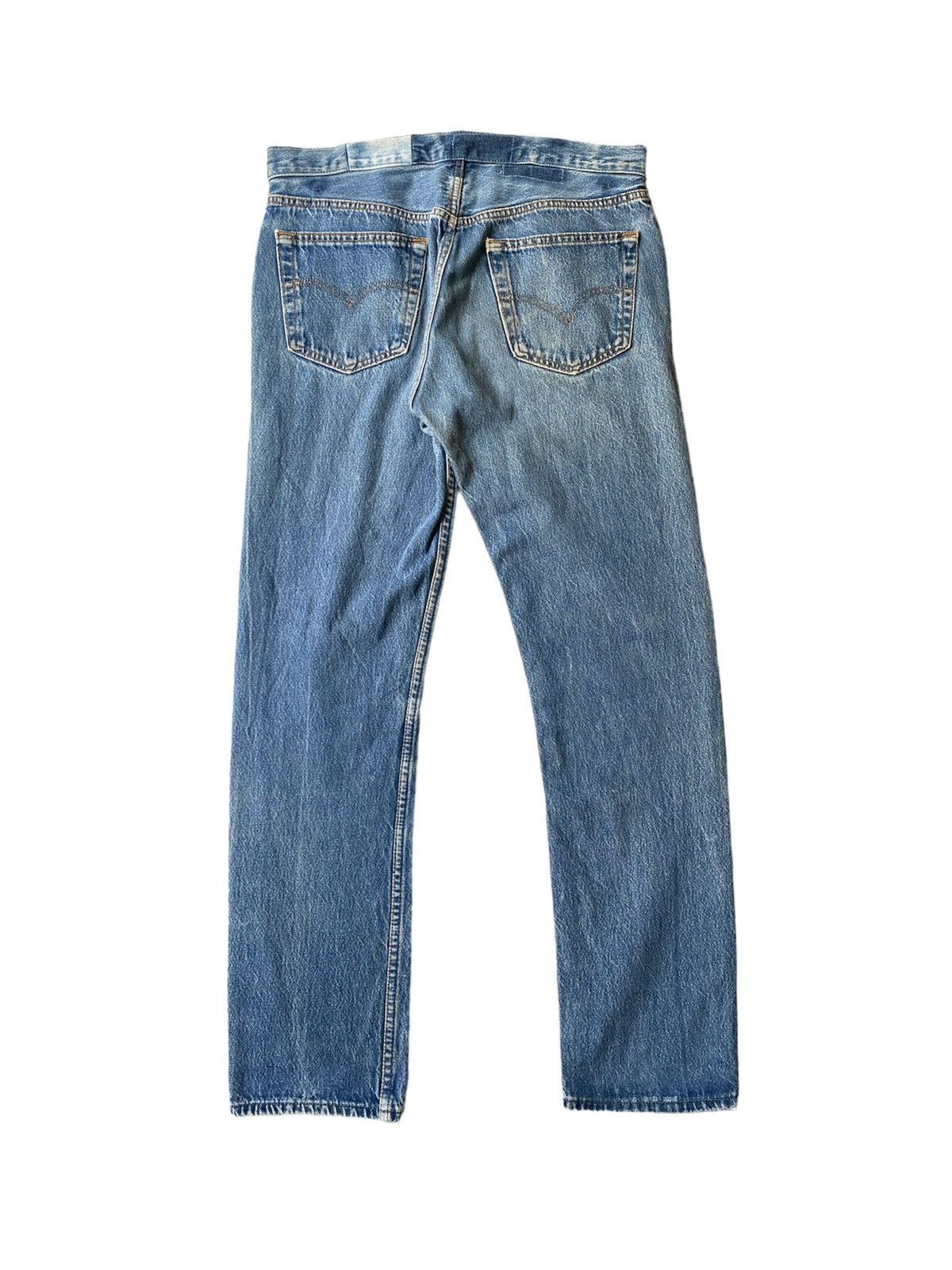 Levi's × Vintage 1990s - Levi’s 501 X The Garment Reconstruct Denim Size US 32 / EU 48 - 2 Thumbnail