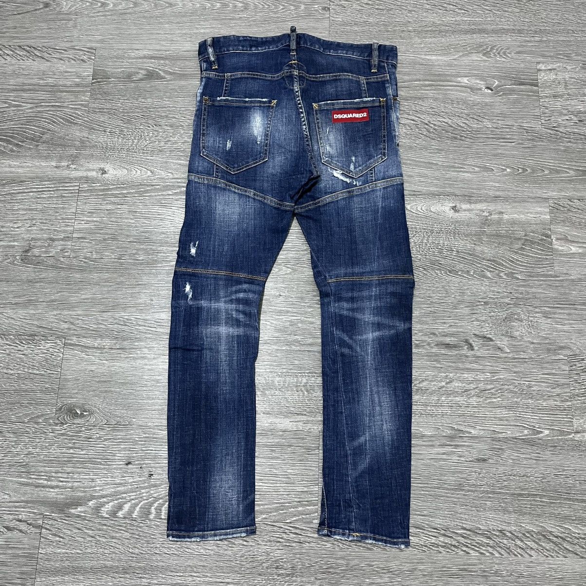 Dsquared2 VINTAGE Dsquared2 Distressed Ripped Denim Pant Stretch Size US 31 - 5 Thumbnail