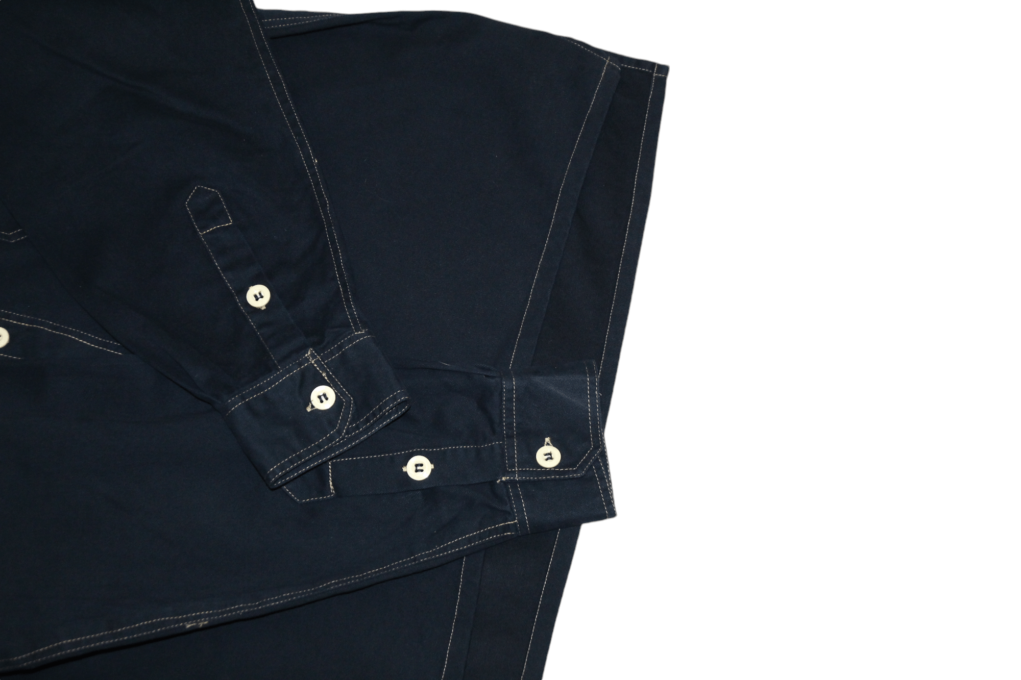 Garment Reproduction of Workers Reworked 348 military & workwear redesigned denim overshirt Size US L / EU 52-54 / 3 - 12 Thumbnail