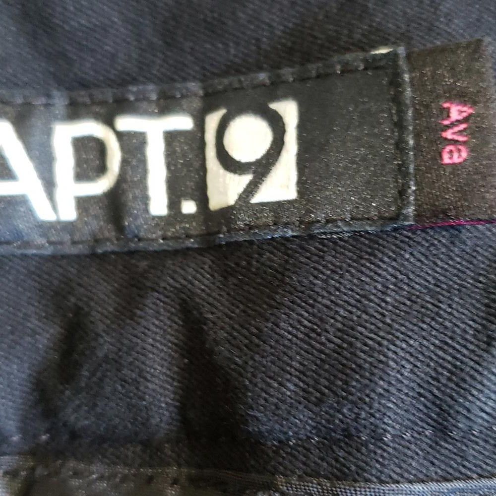 Designer CT718a Apt. 9 Ladies Black Boor Cut Pant 12 Size 34" / US 12 / IT 48 - 6 Thumbnail