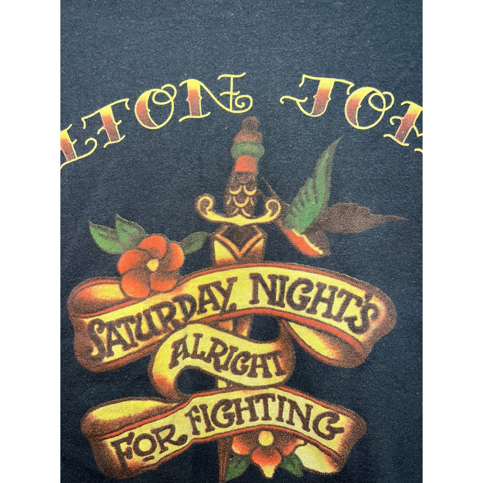 Bravado Elton John Saturday Night Shirt Alright For Fighting Tee M Size US M / EU 48-50 / 2 - 3 Thumbnail