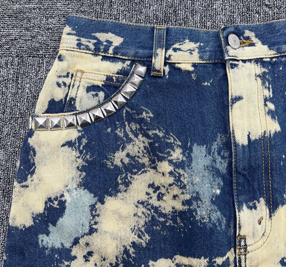 Gucci Gucci/Gucci/Bee Embroidered Tie-Dye Mini Skirt K12 Size M / US 6-8 / IT 42-44 - 5 Thumbnail