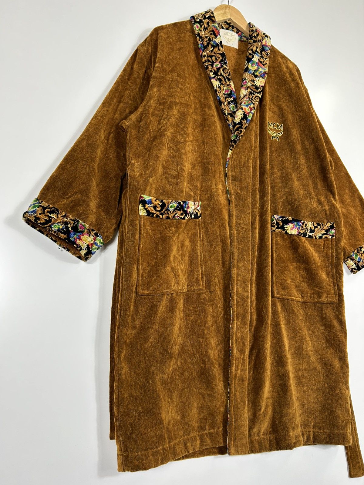 MCM 🔥MCM Tapestry Collar Monogram Unisex Bath Rob Jacket Size US L / EU 52-54 / 3 - 3 Thumbnail