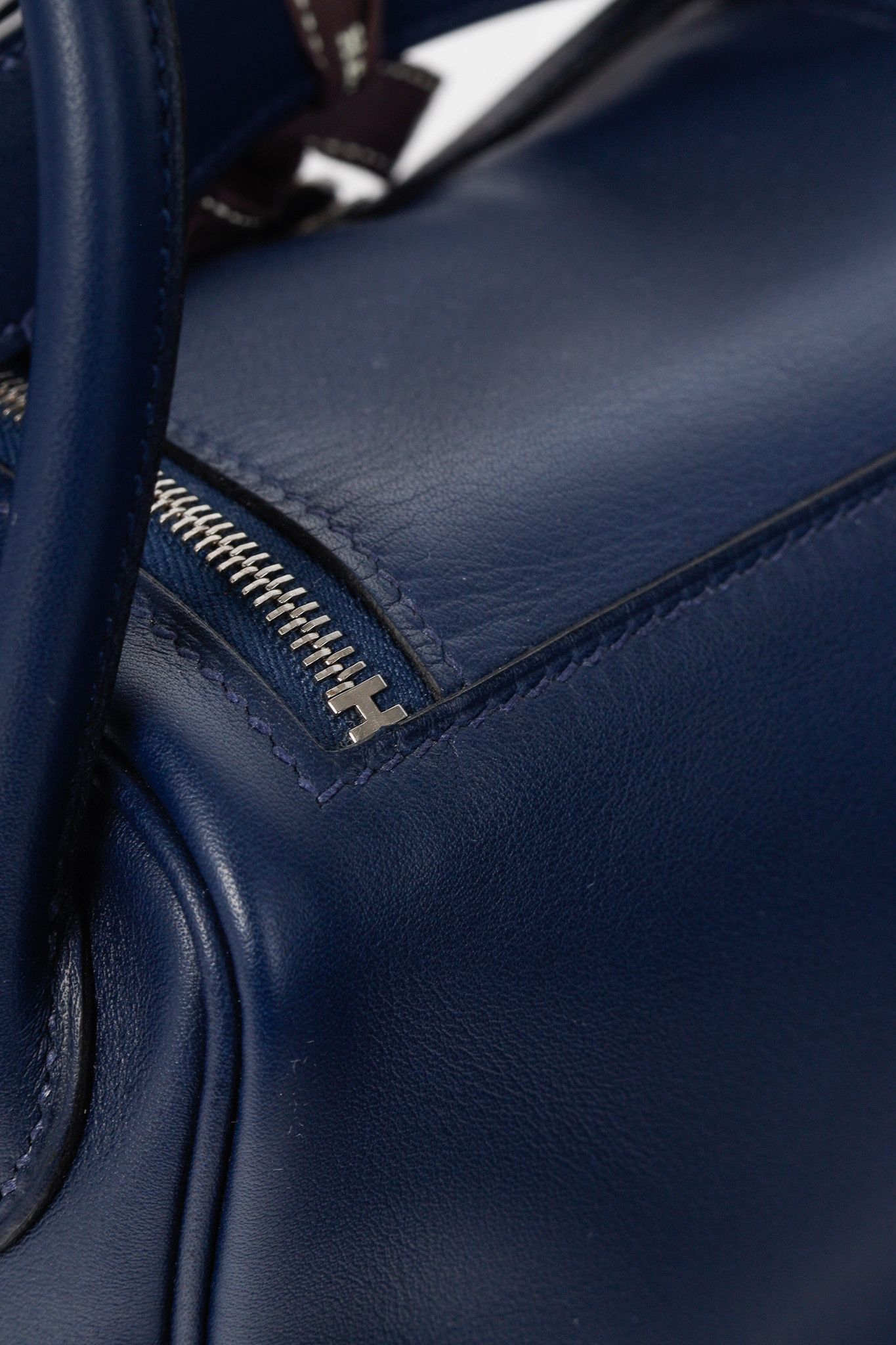 Hermes Hermes Lindy II Mini Verso Bleu Navy Swift Shoulder Bag Size ONE SIZE - 9 Thumbnail