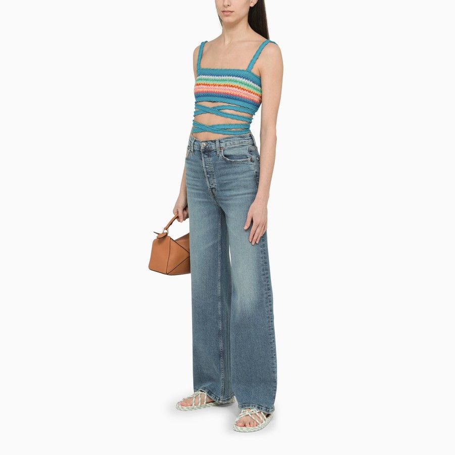 Alanui o1d2blof0724 Short Top in Multicolor Size S / US 4 / IT 40 - 2 Thumbnail