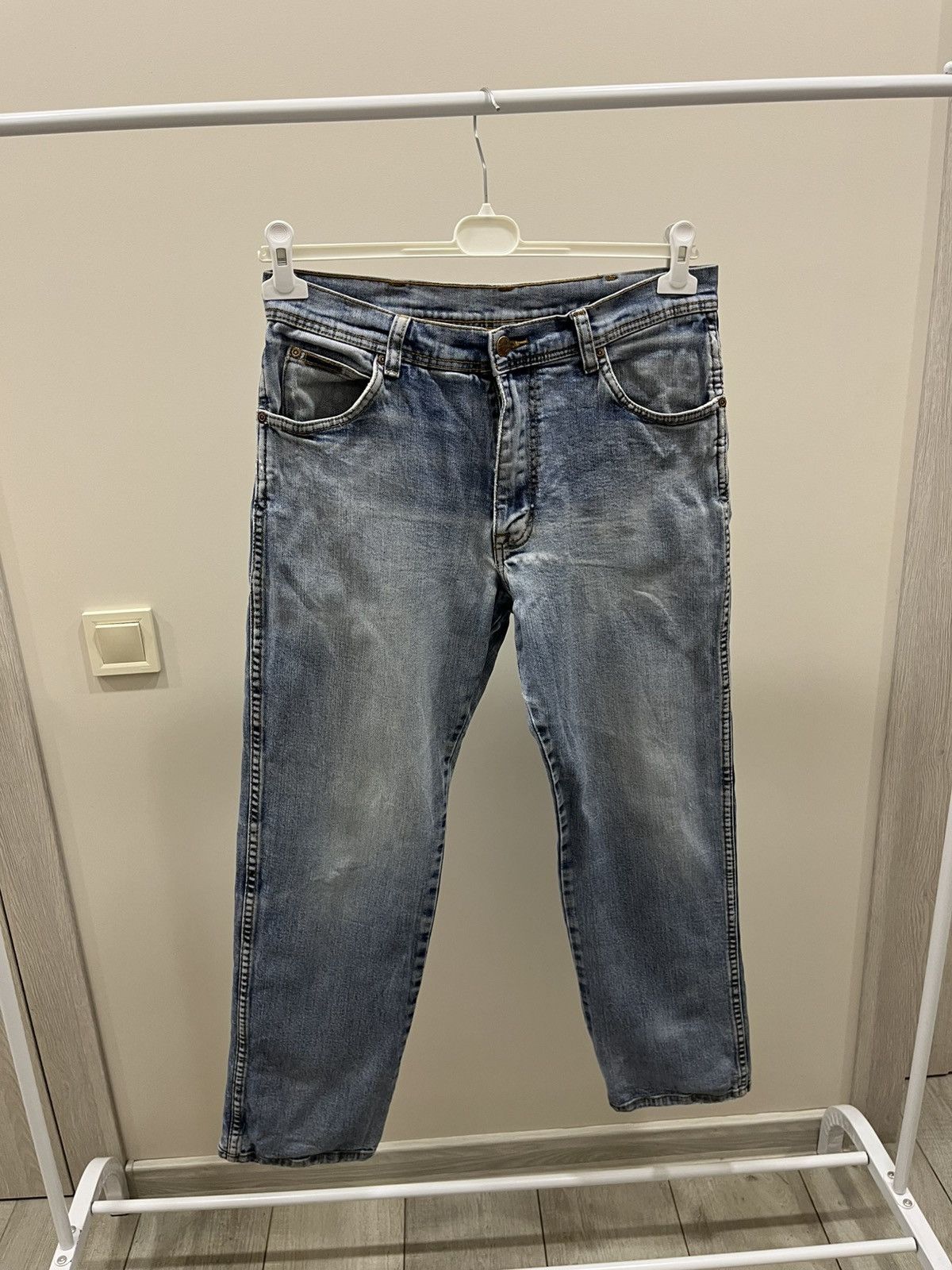 Wrangler Vintage 90s Washed Wrangler Texas Jeans Y2K Streetwear Size US 34 / EU 50 - 1 Thumbnail