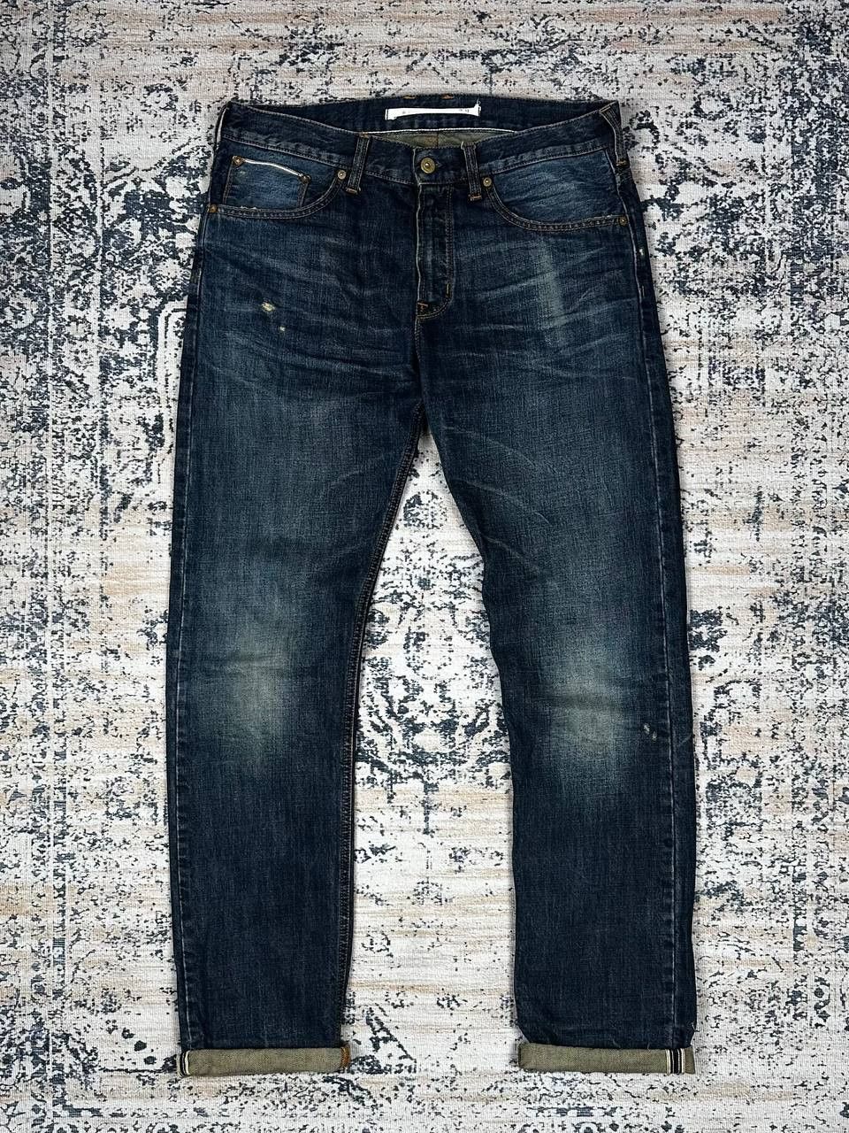 Scarti-Lab Scarti-Lab Distressed Raw Denim Selvedge Jeans Size US 32 / EU 48 - 1 Thumbnail