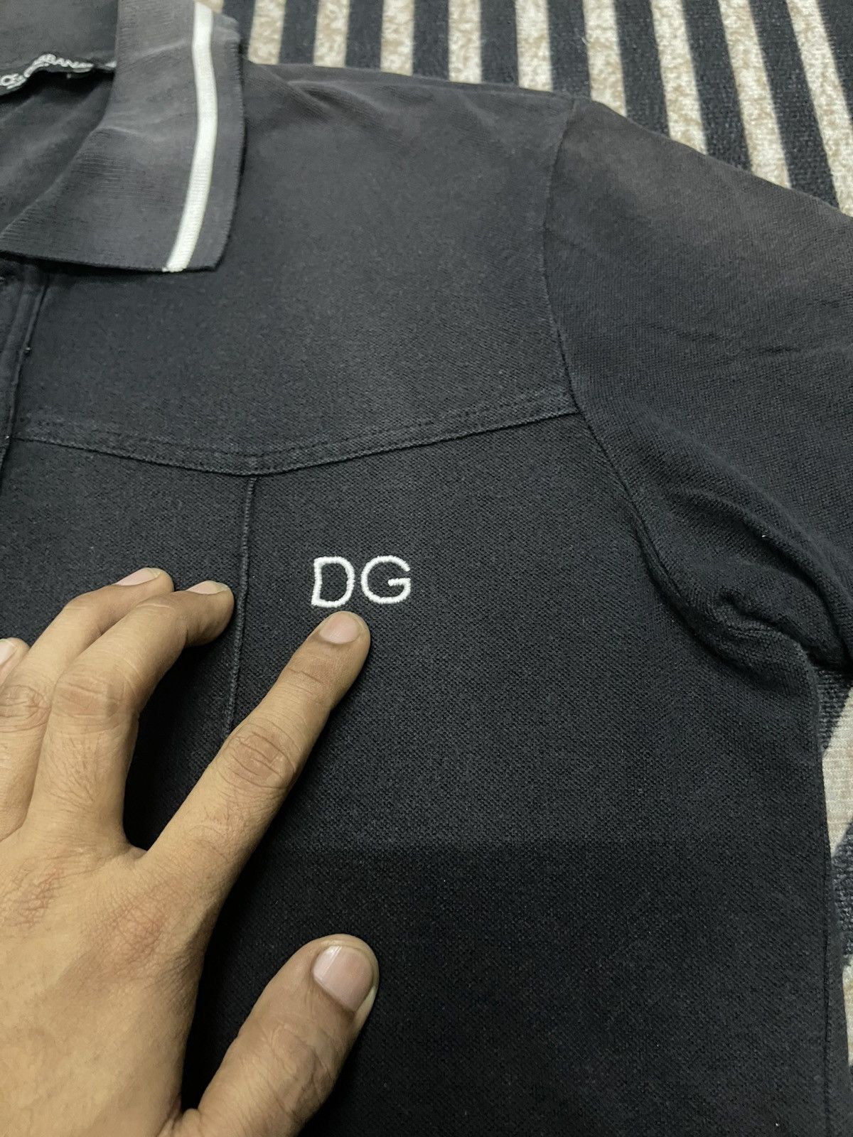 Dolce & Gabbana 2000s DOLCE & GABANNA EMBROIDERED LOGO POLO SHIRT Size US S / EU 44-46 / 1 - 7 Thumbnail