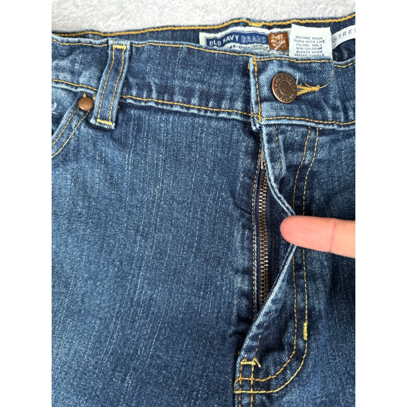 Old Navy Old Navy Jeans Womens 12 Bootcut Mid Rise Stretch Denim Pants 31x32 Blue Regular Denim Bootcut Womens Size 34" / US 12 / IT 48 - 5 Thumbnail