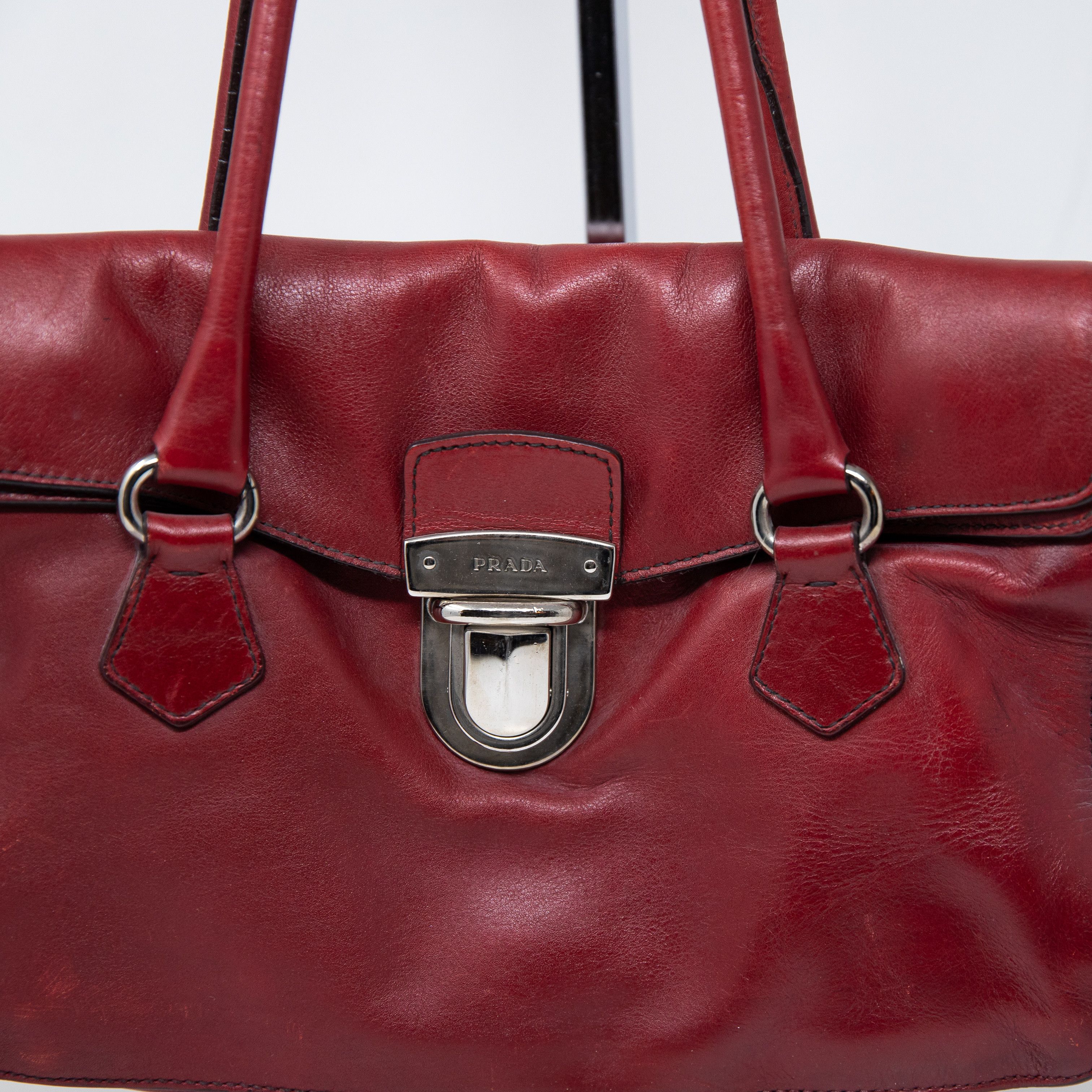 Prada Prada Vintage Vitello Easy Bag Genuine Size ONE SIZE - 2 Thumbnail